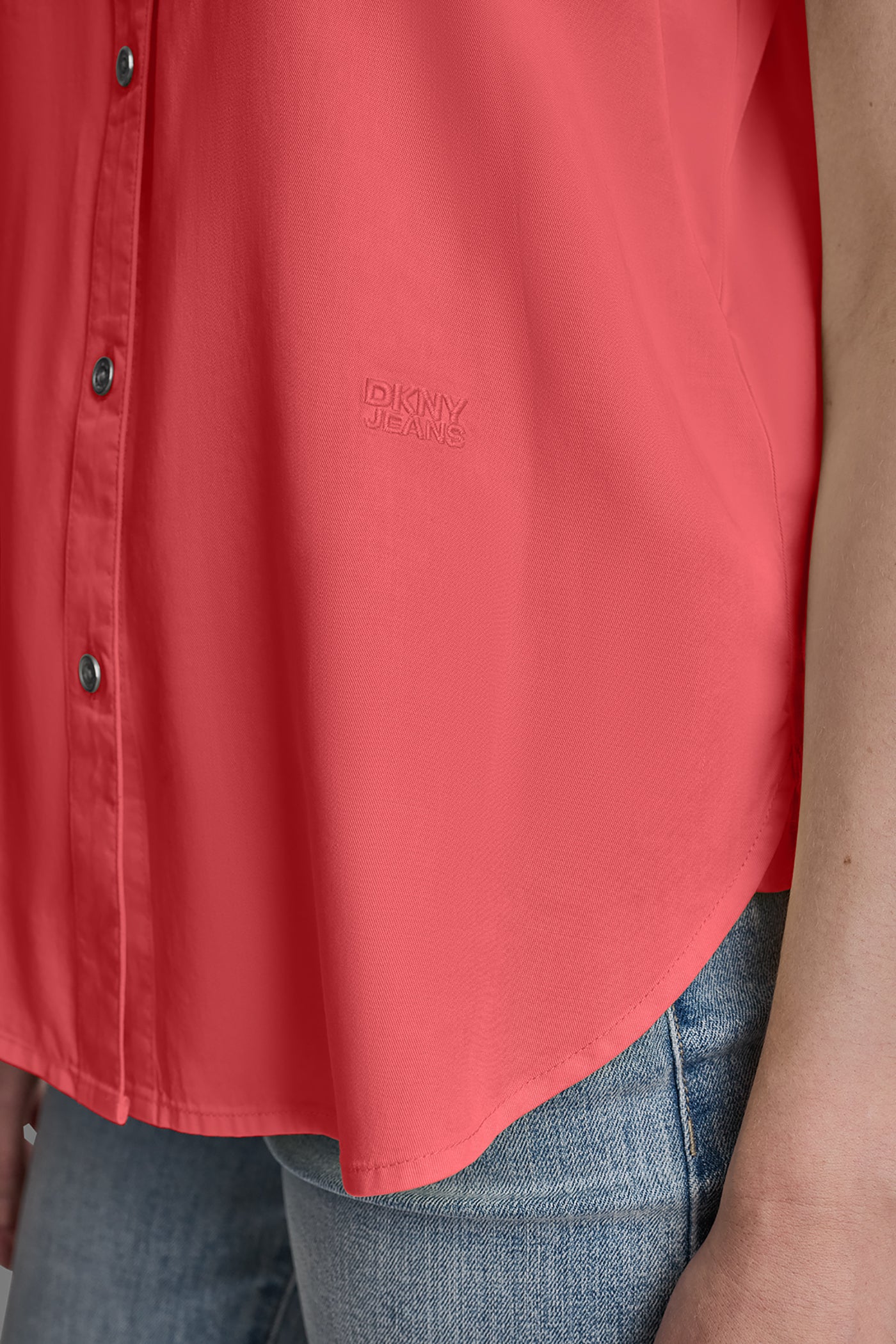 GARMENT DYE BUTTON-FRONT SHIRT VIEW 6 | New clothing