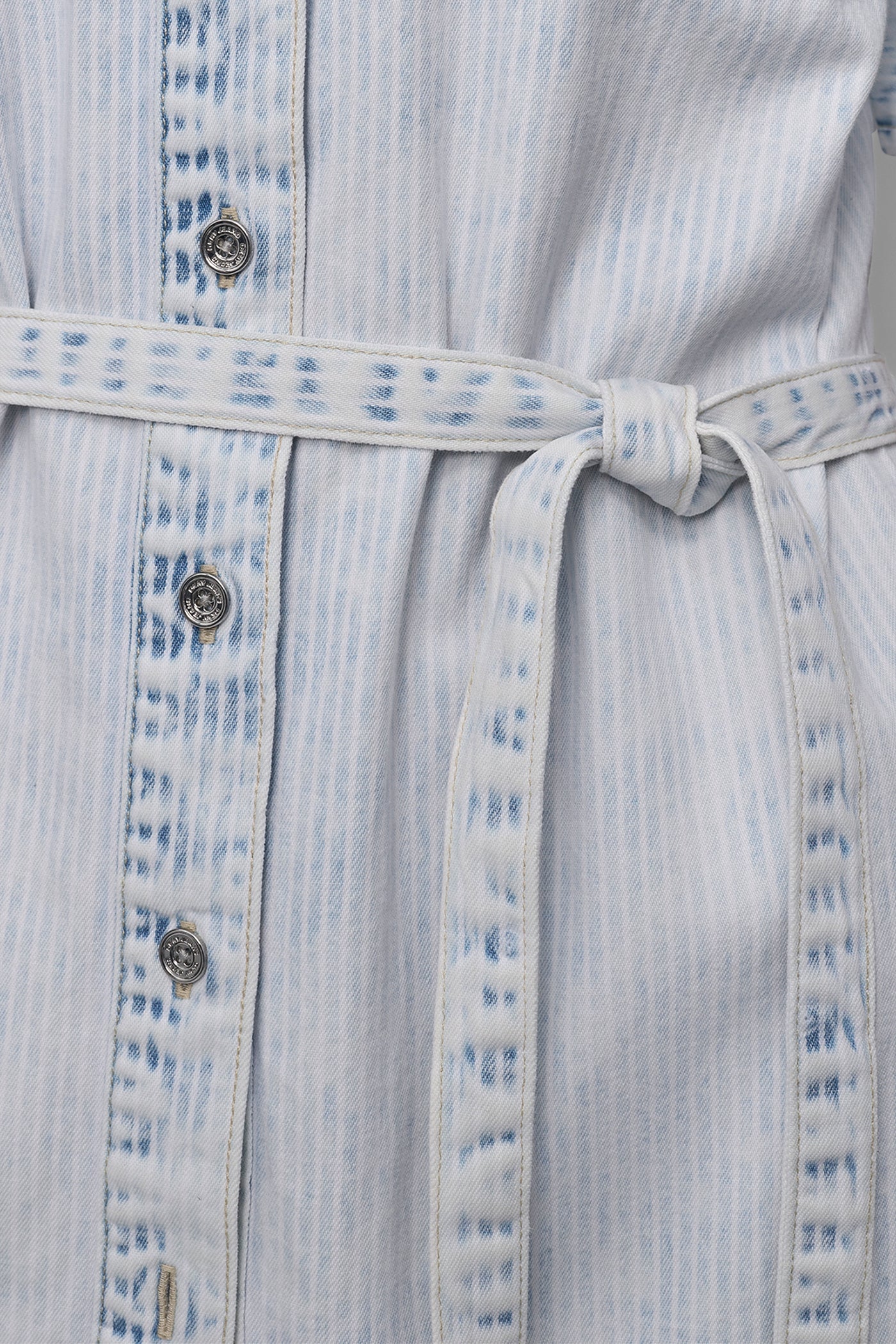 BELTED DENIM MINI SHIRT DRESS VIEW 8 | Denim Destination