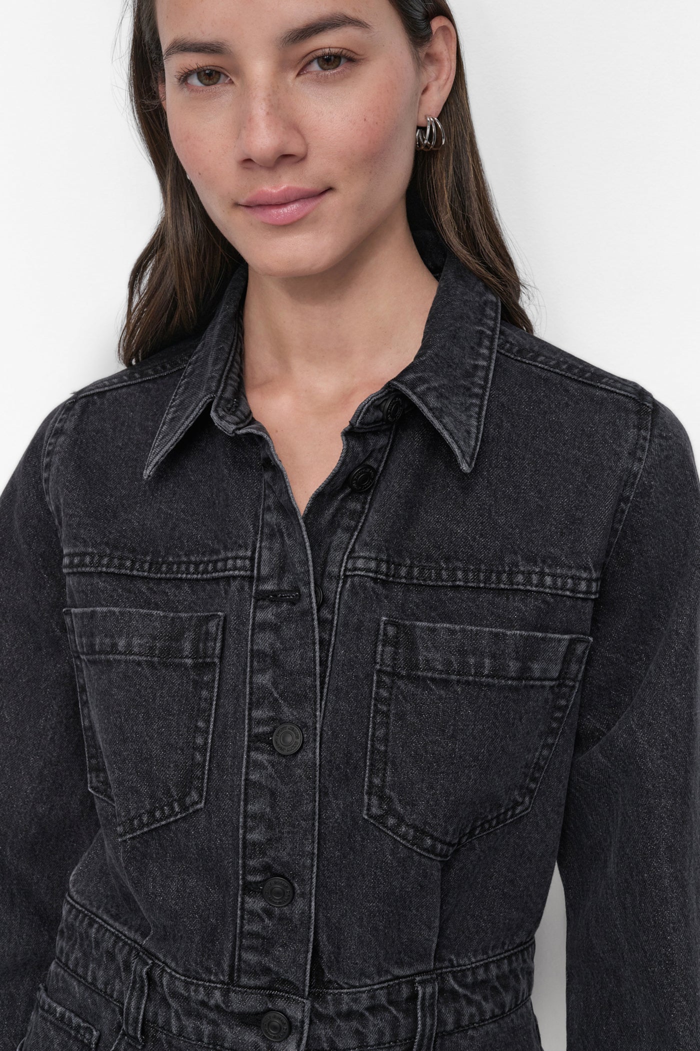 DENIM MINI SHIRT DRESS VIEW 4 | Denim Destination