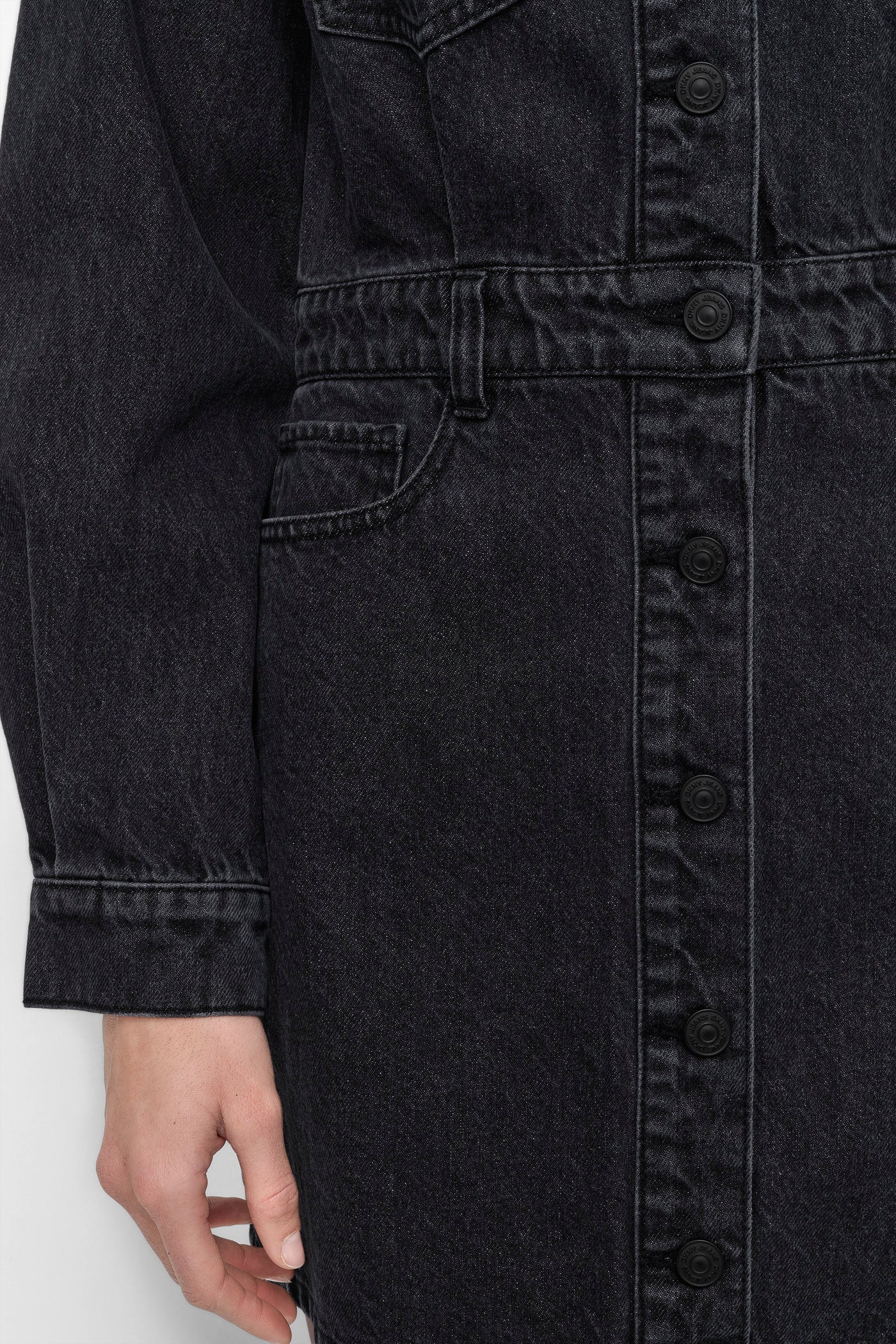 DENIM MINI SHIRT DRESS VIEW 6 | Denim Destination