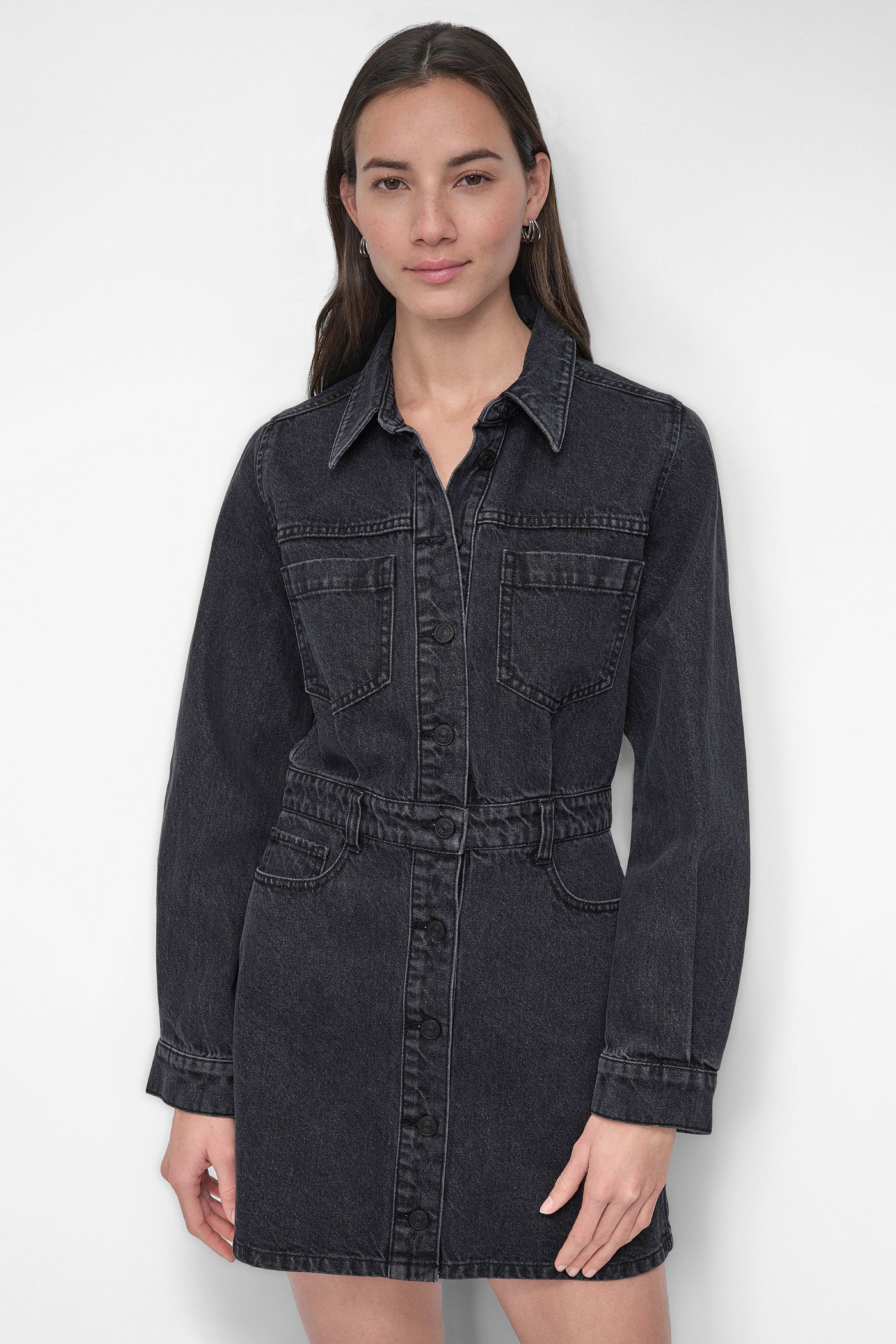 DENIM MINI SHIRT DRESS VIEW 7 | Denim Destination
