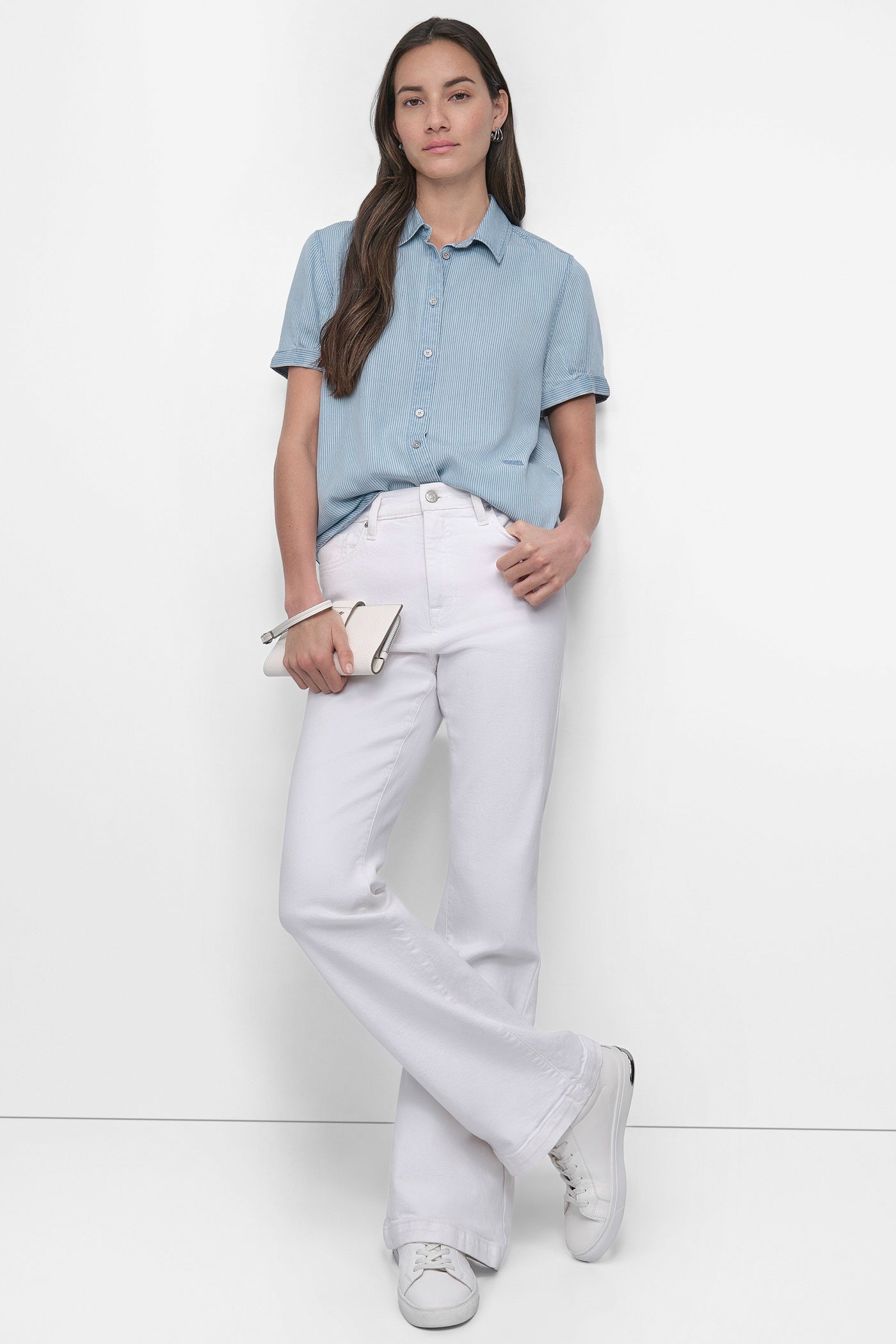 ROLLED SLEEVE SHIRT VIEW 7 | WOMEN'S SWEATERS & TOPS