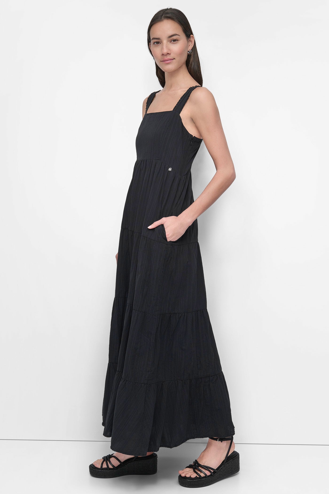TIERED MAXI SWING DRESS VIEW 3 | SALE DRESSES