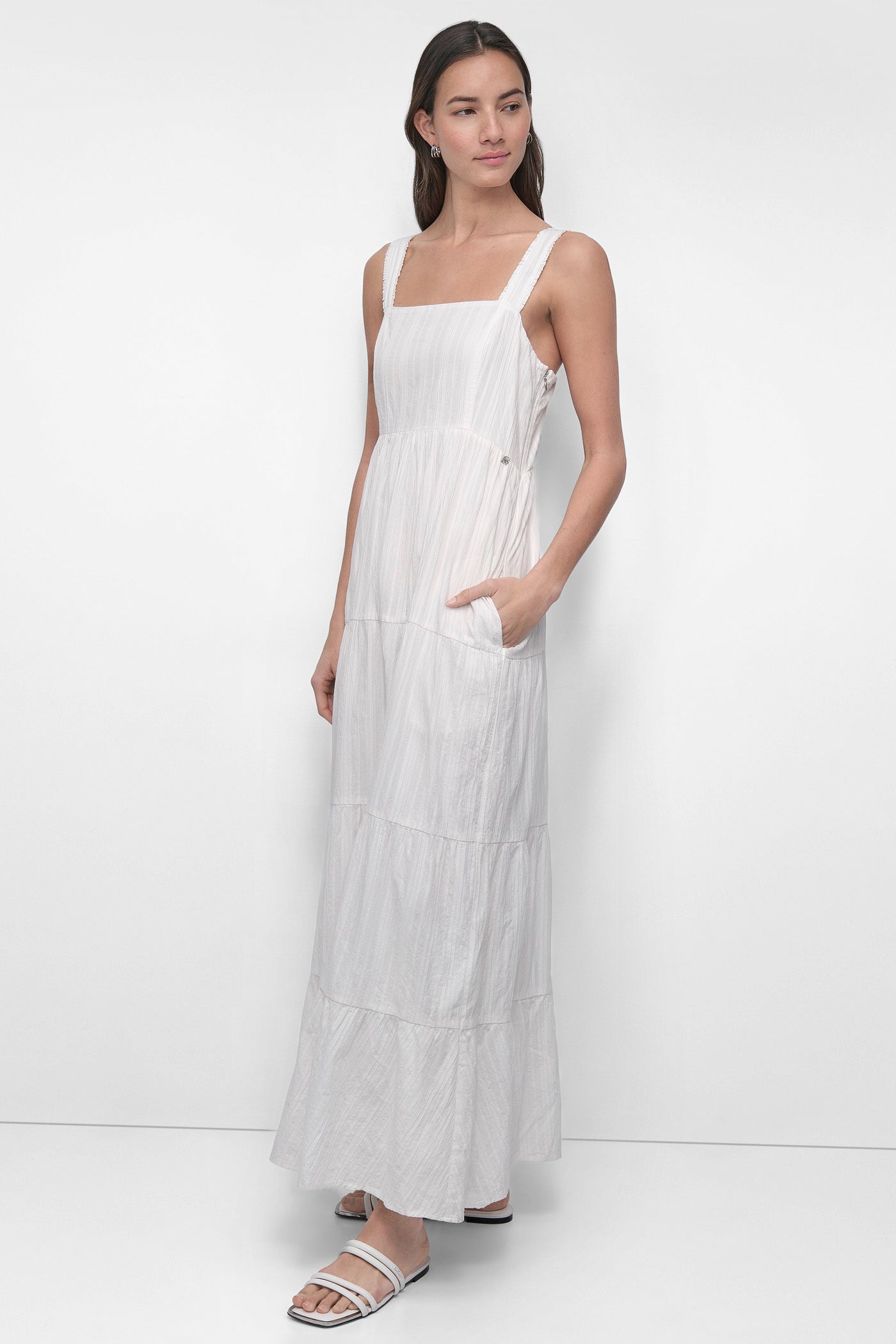 TIERED MAXI SWING DRESS VIEW 3 | SALE DRESSES