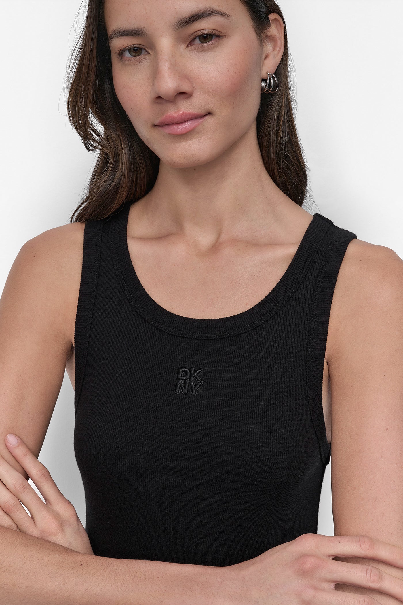 MIXED MEDIA MIDI TANK DRESS VIEW 4 | Summer Essentials