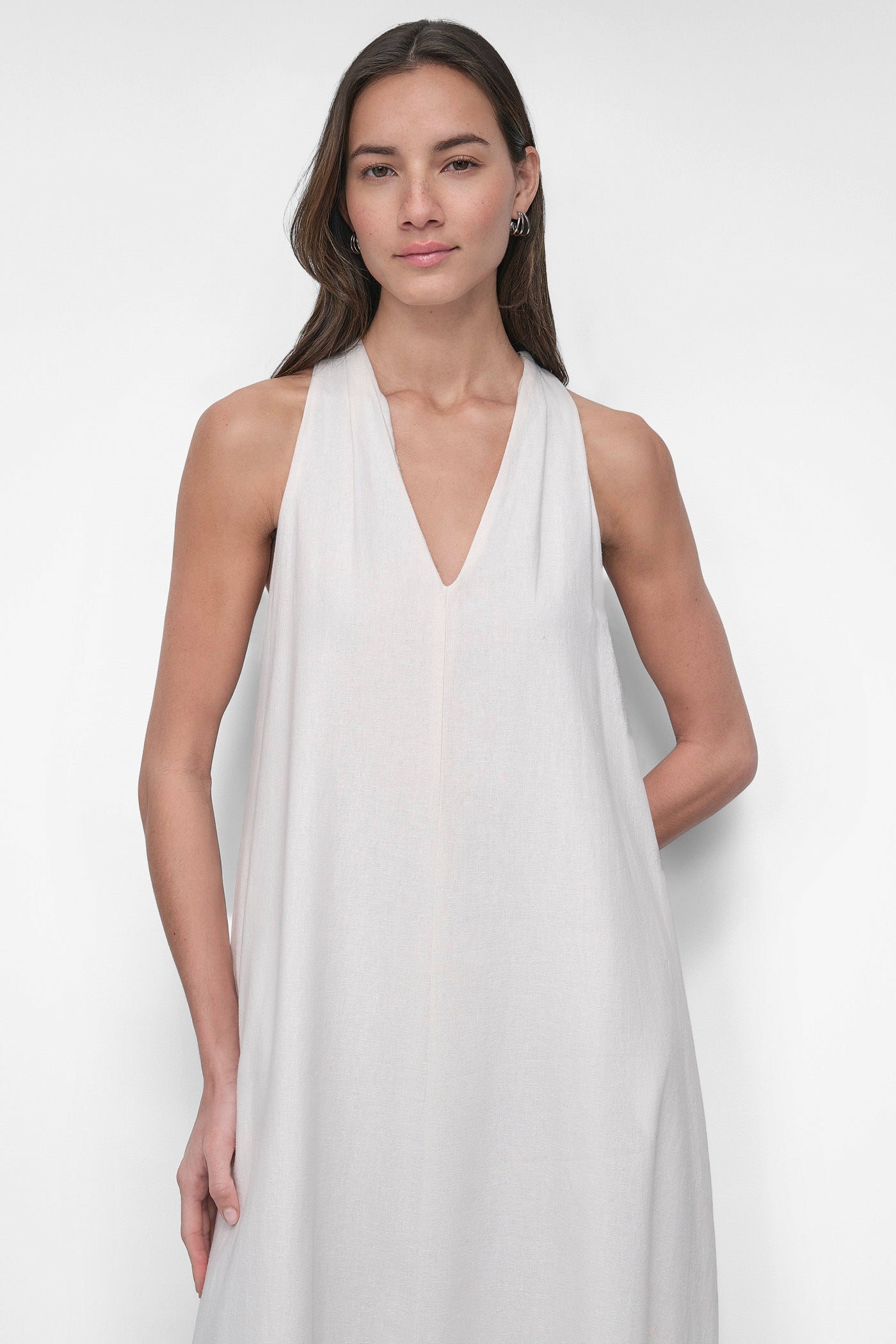 TWIST RACERBACK MIDI SWING DRESS VIEW 4 | Summer Essentials