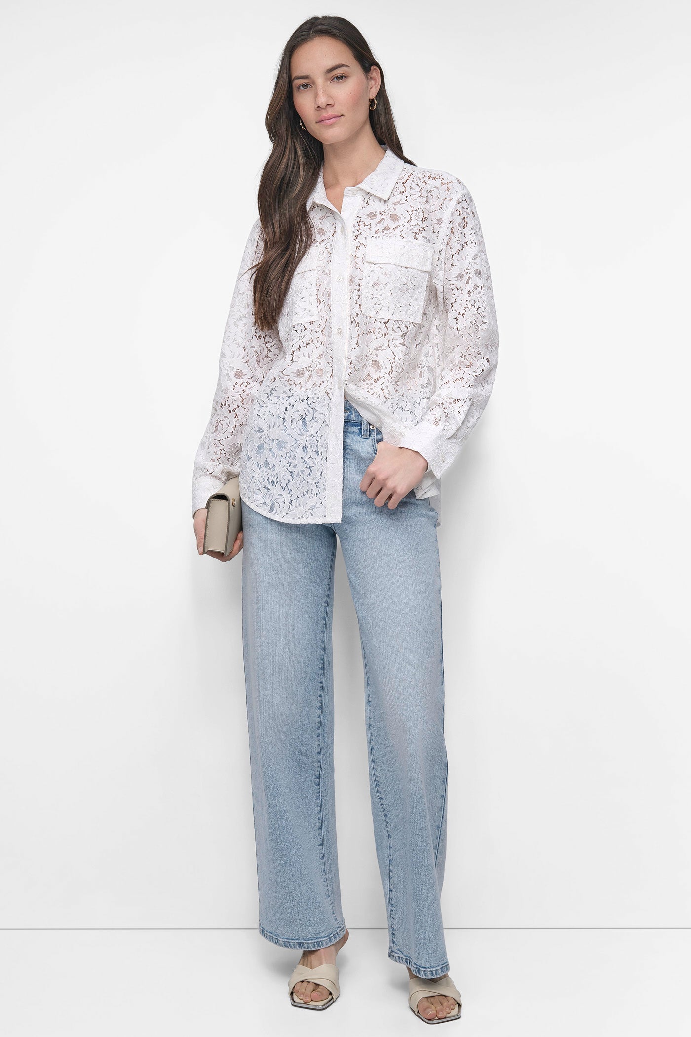 LACE UTILITY SHIRT VIEW 5 | Summer Essentials