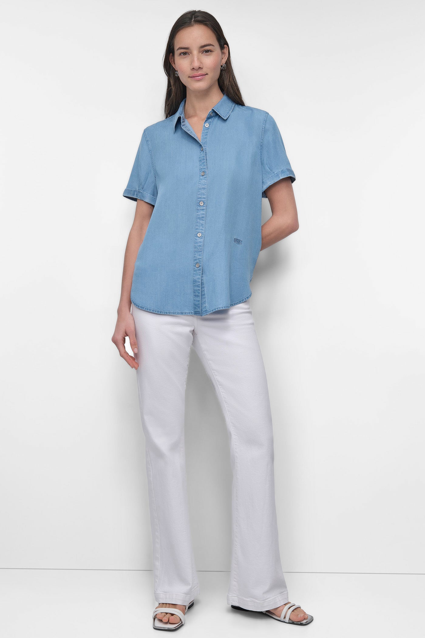 ROLLED SLEEVE SHIRT VIEW 4 | Denim Destination