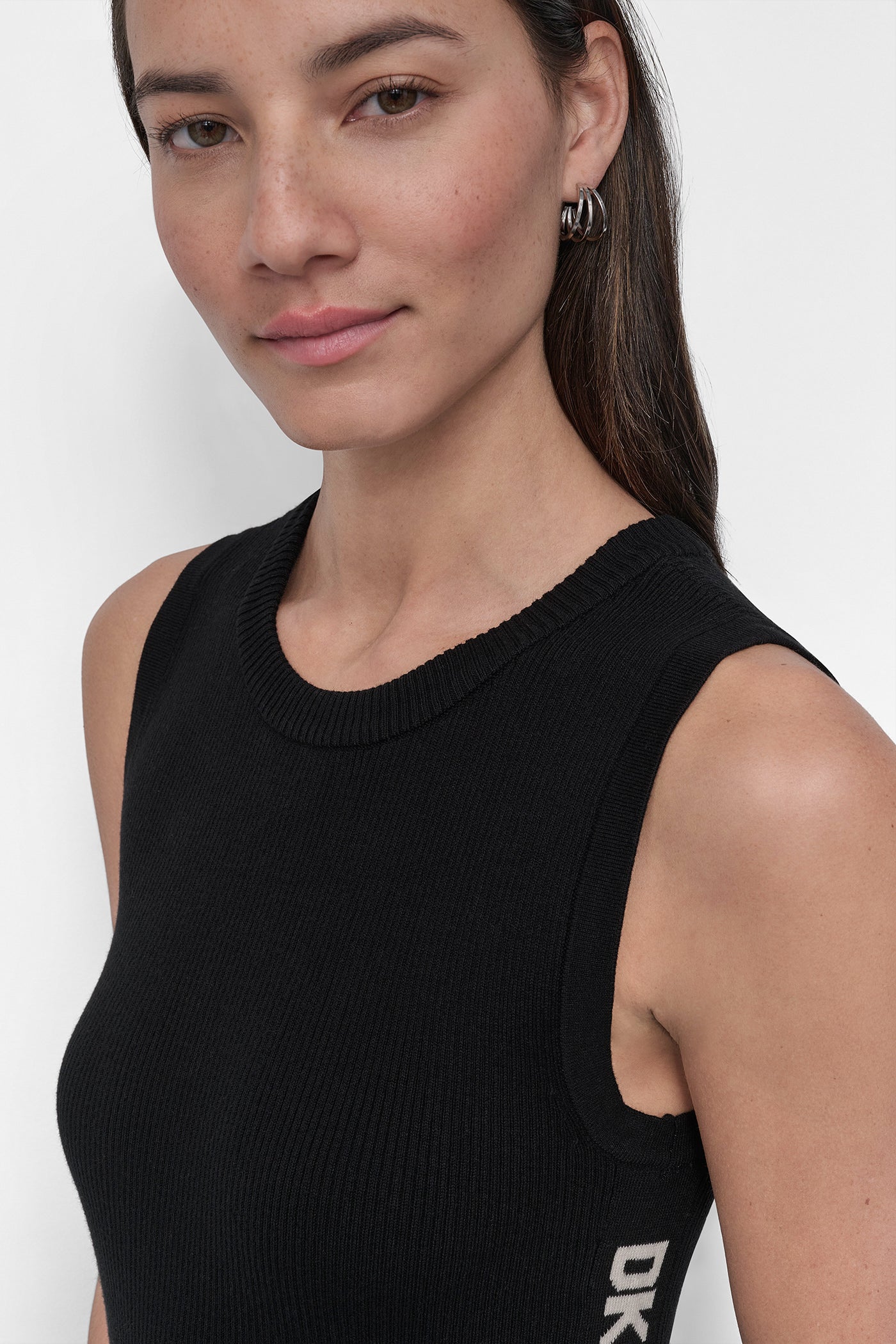 LOGO MIDI SWEATER TANK DRESS VIEW 5 | SALE DRESSES