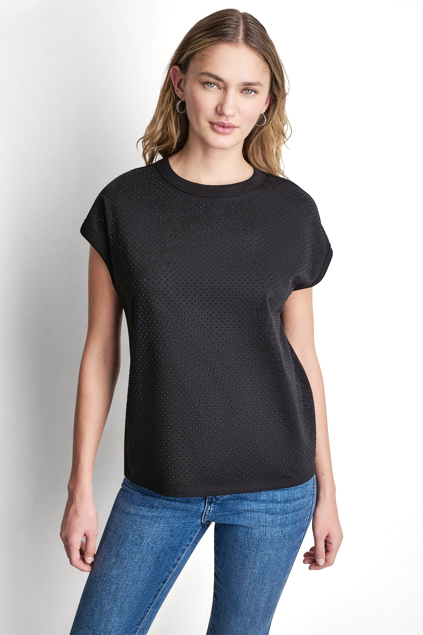 RHINESTONE EMBELLISHED TANK TOP VIEW 5 | Spring New Arrivals