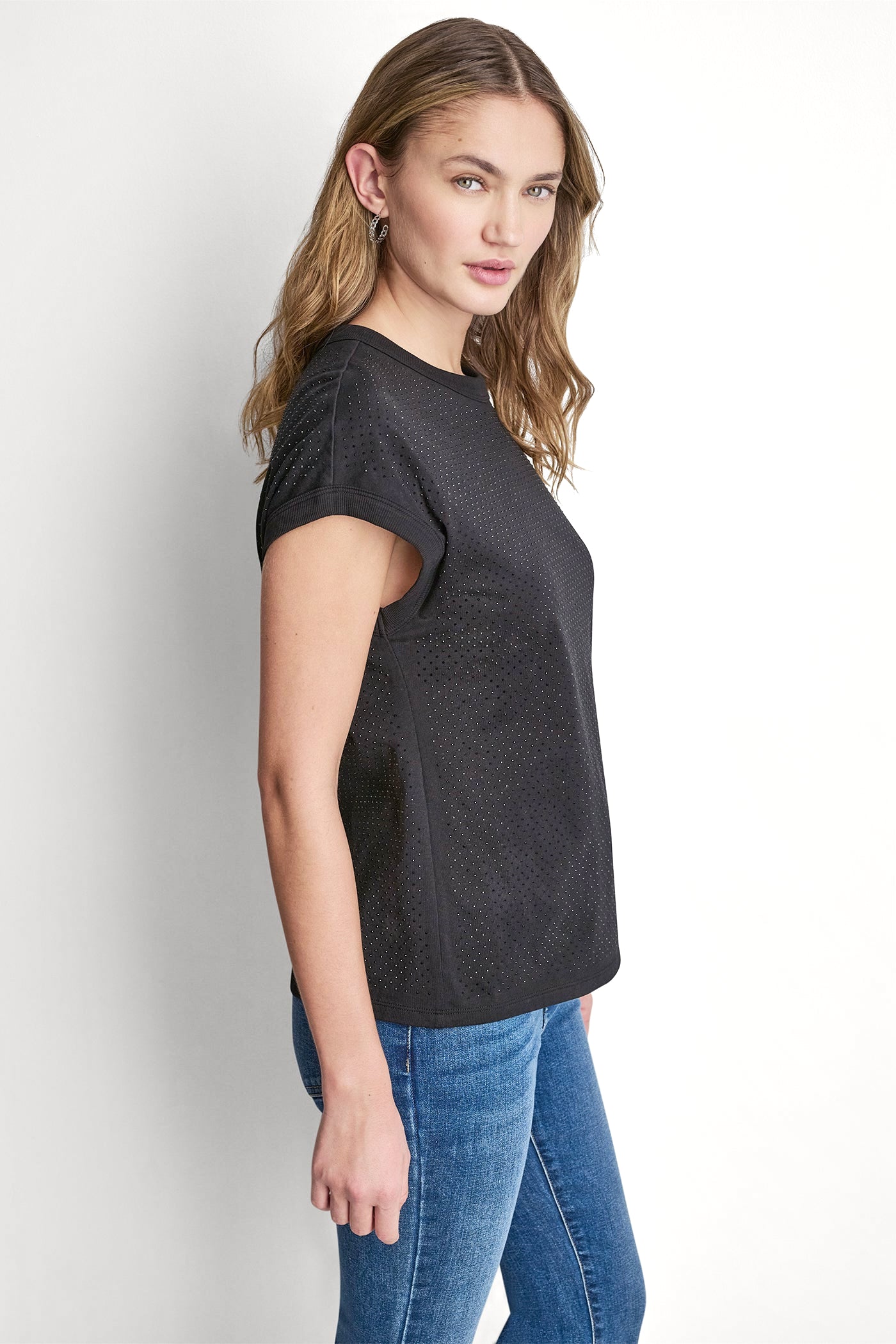 RHINESTONE EMBELLISHED TANK TOP VIEW 4 | Spring New Arrivals