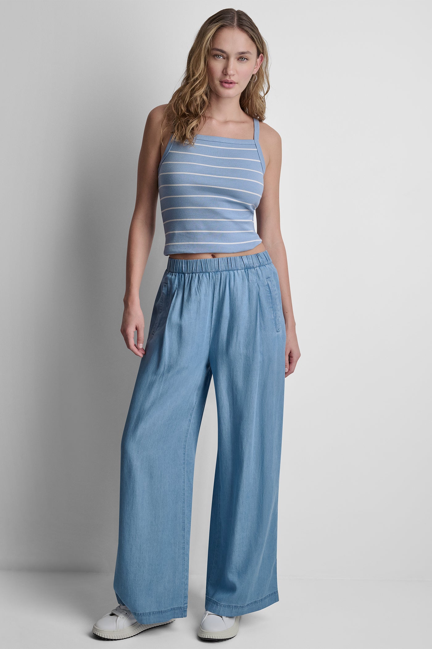 WIDE LEG TENCEL PANT VIEW 5 | New Arrivals