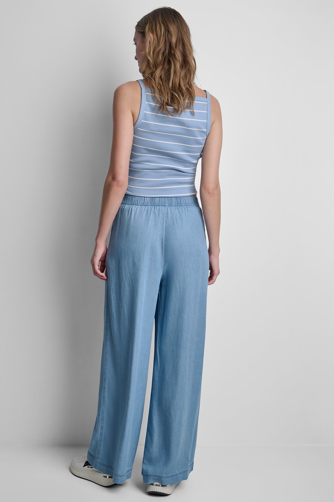 WIDE LEG TENCEL PANT VIEW 6 | New Arrivals