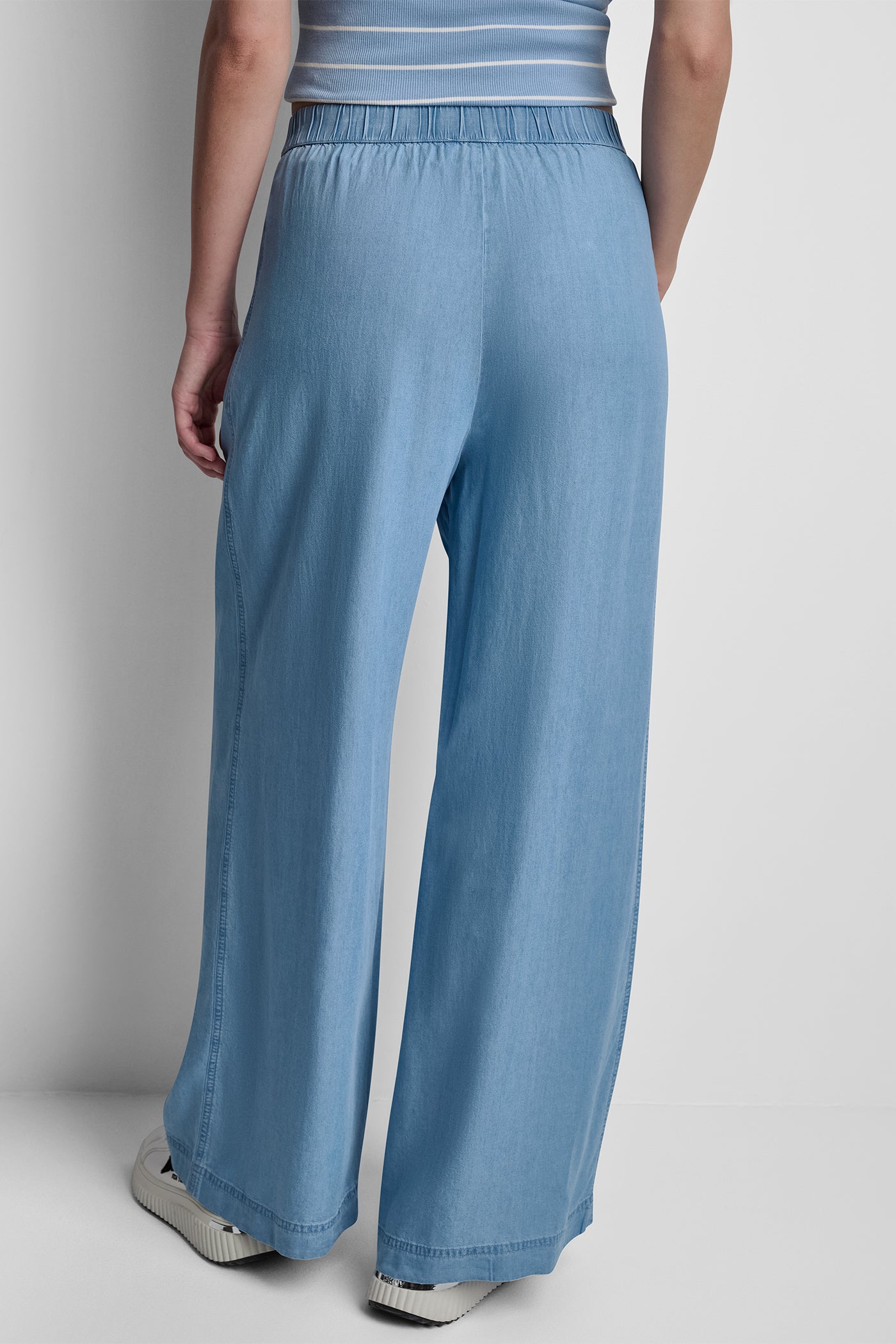 WIDE LEG TENCEL PANT VIEW 3 | New Arrivals