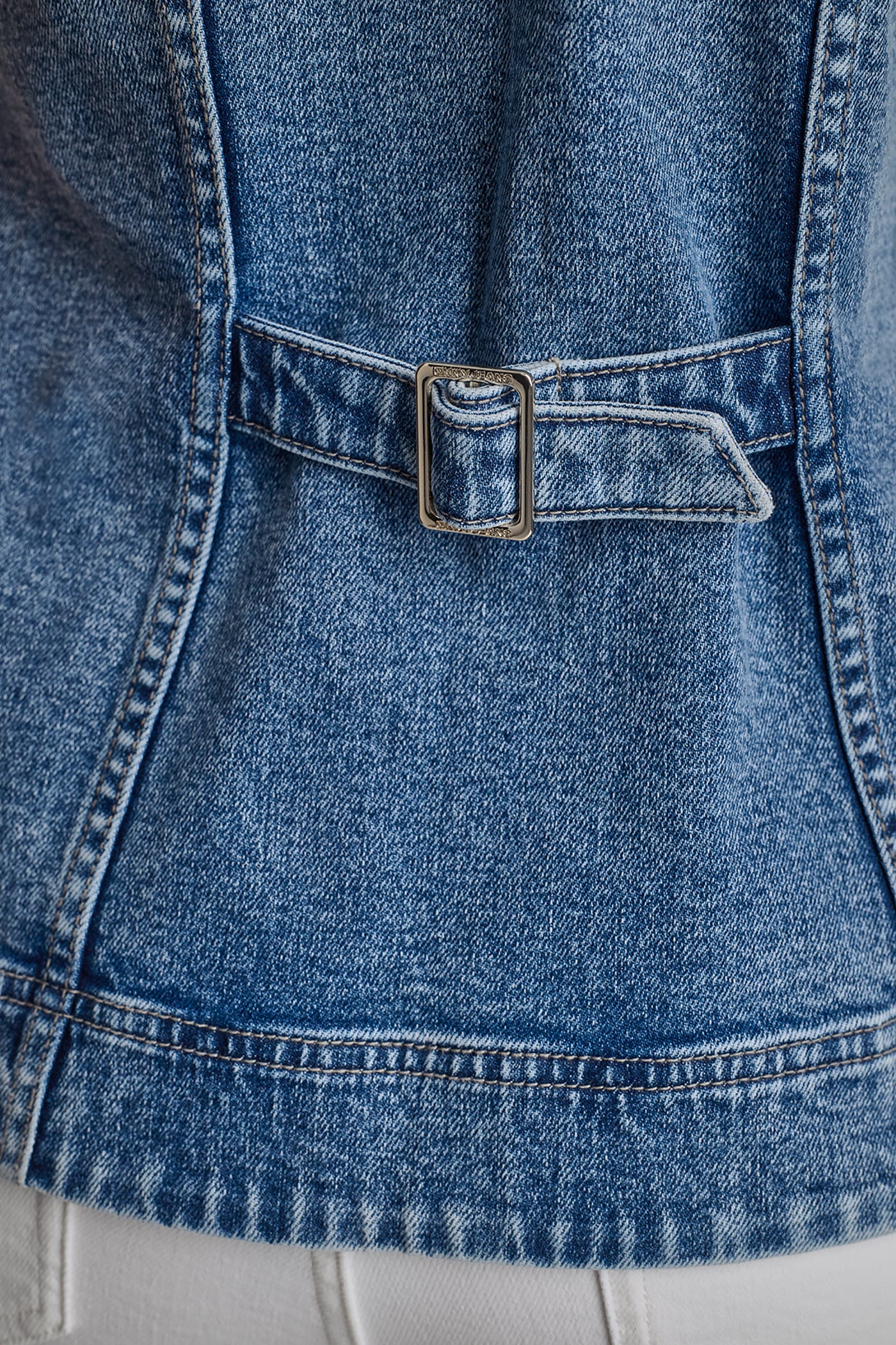 LONGLINE DENIM VEST VIEW 7 | Denim Destination