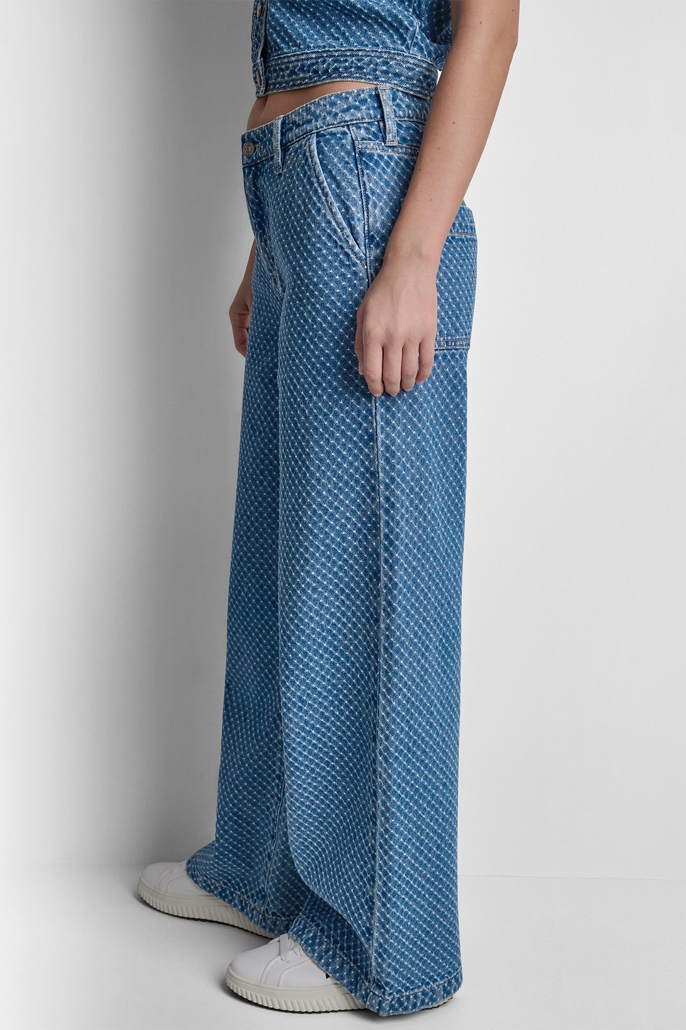 MID-RISE WIDE LEG WITH SLASH POCKETS VIEW 4 | New clothing