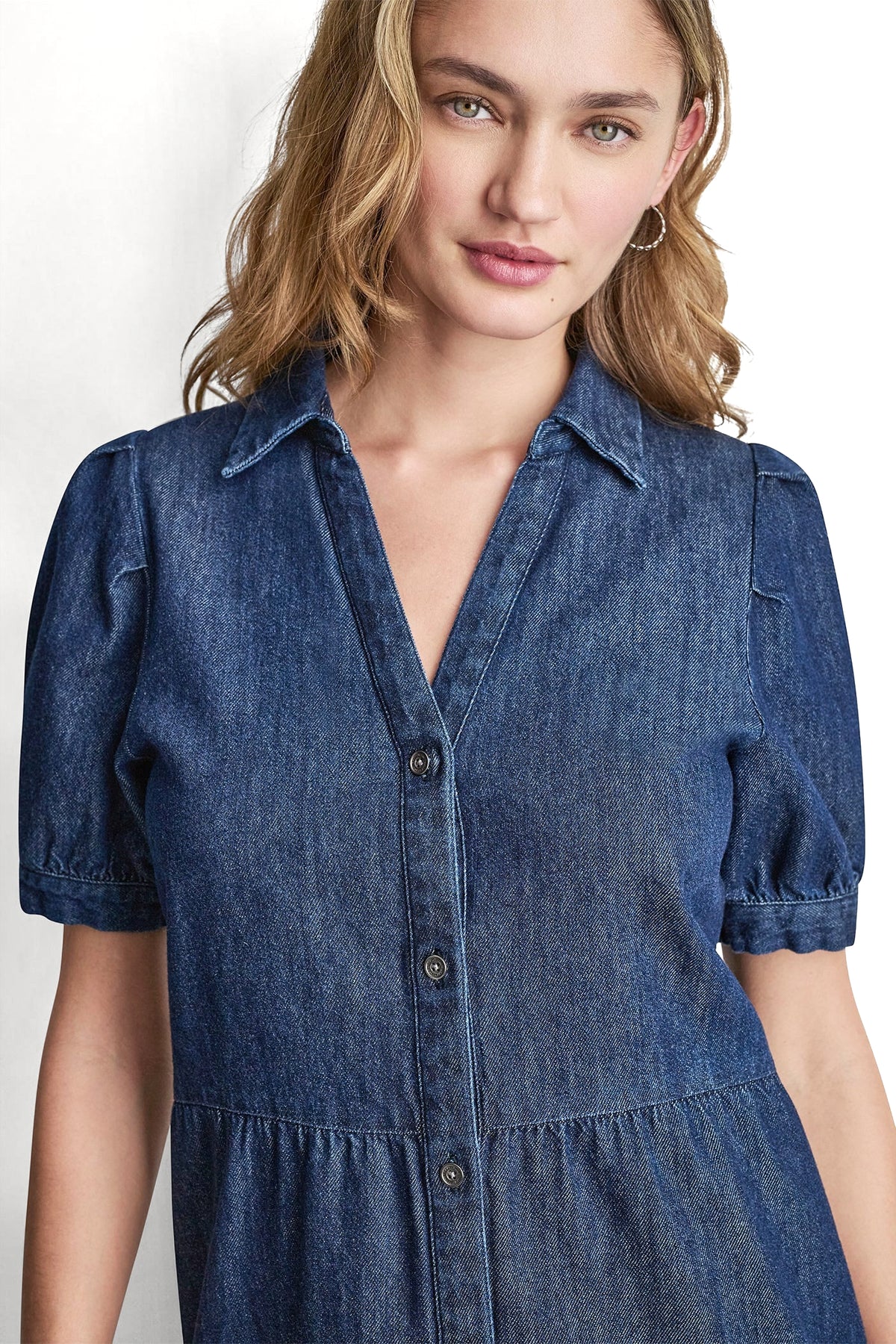 DENIM MINI DRESS View 2 | Dresses Under $100