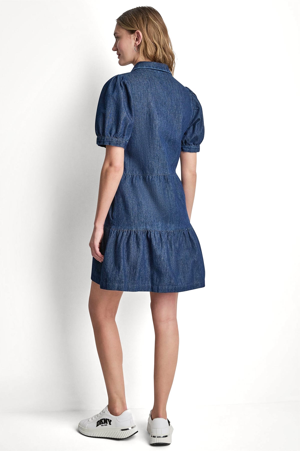 DENIM MINI DRESS VIEW 2