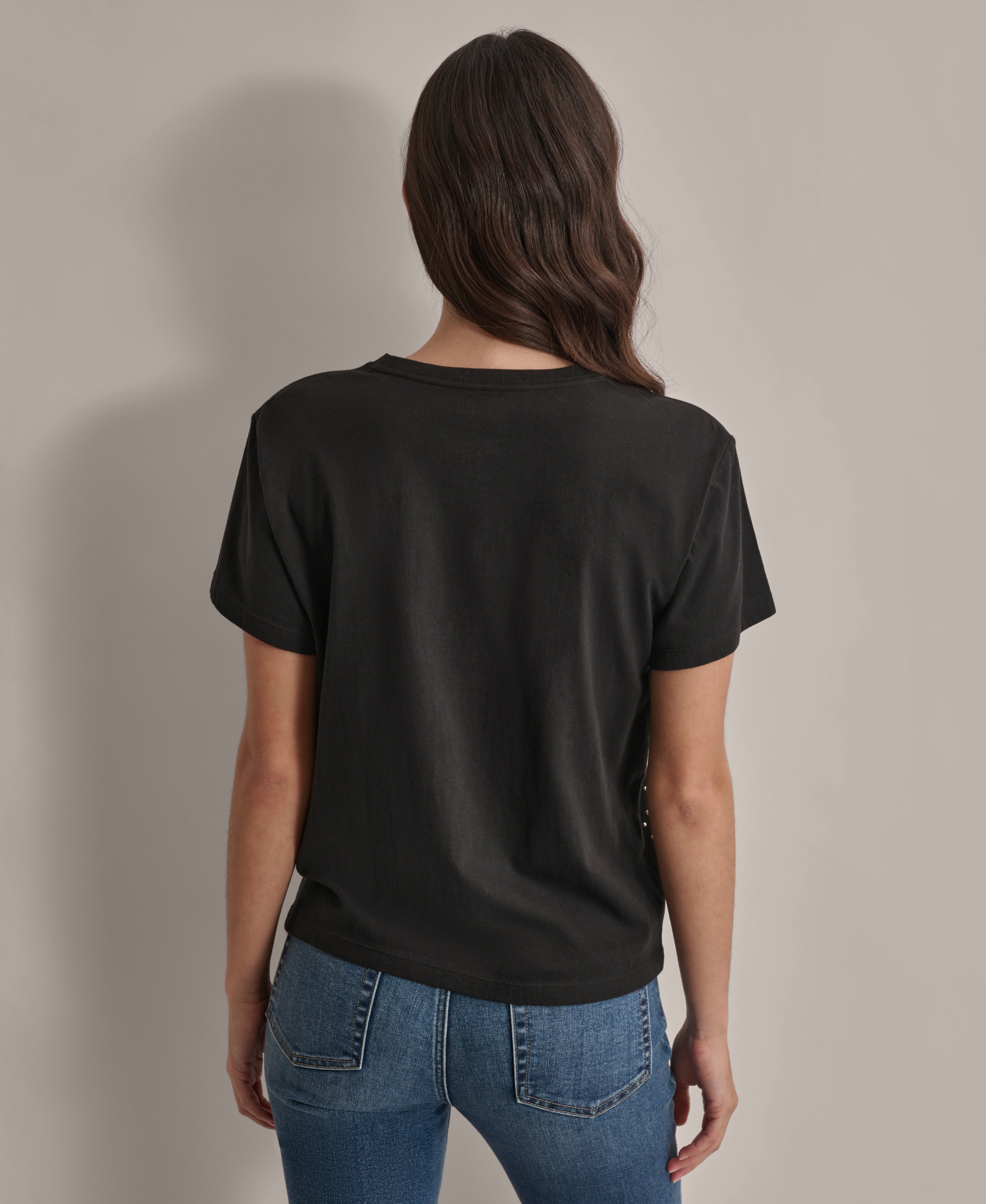 SCATTERED DOME STUDS BOXY TEE