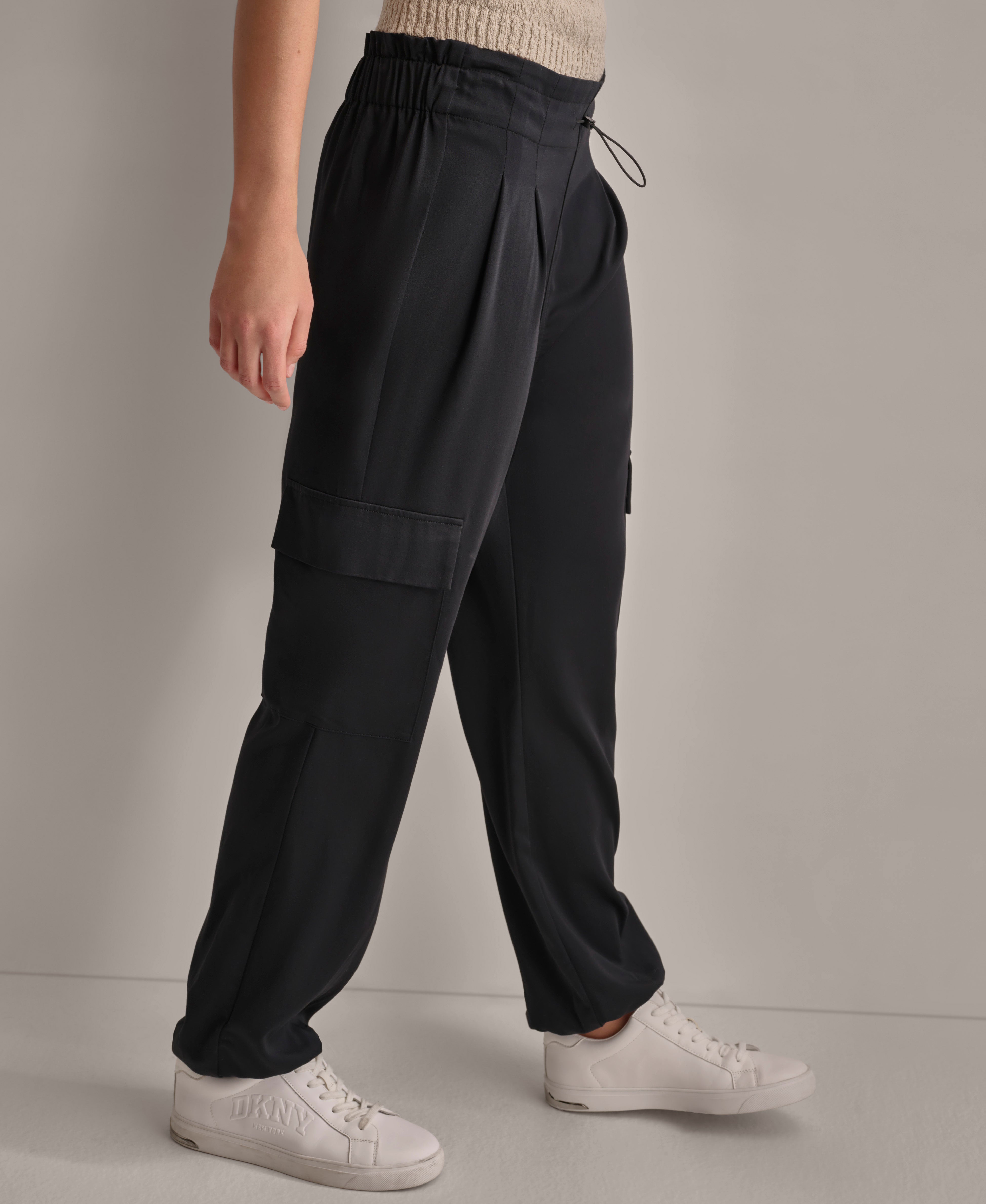 HIGH WAIST SOFT CARGO PANT VIEW 3