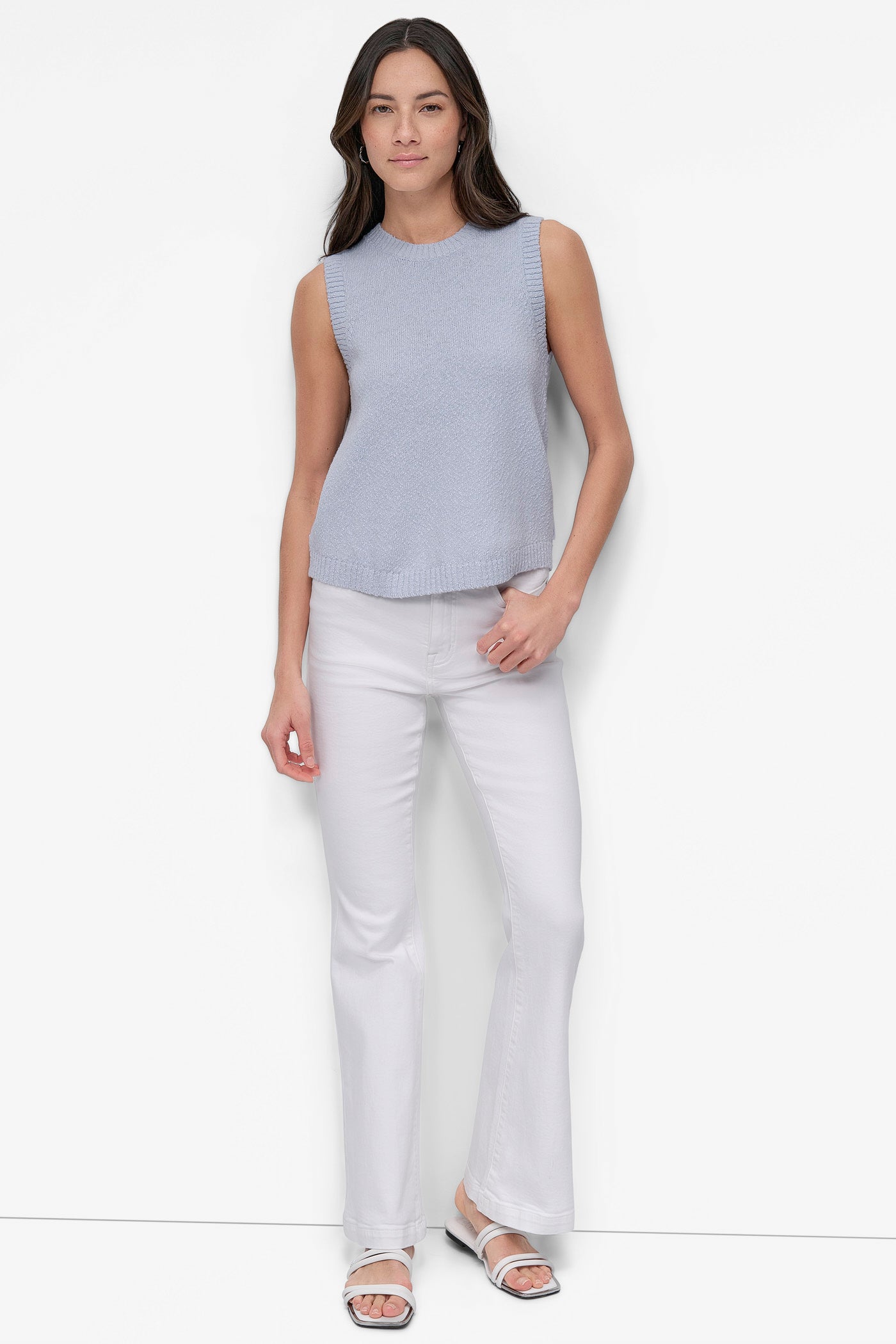 TEXTURED TANK VIEW 3 | SALE TOPS AND SWEATERS