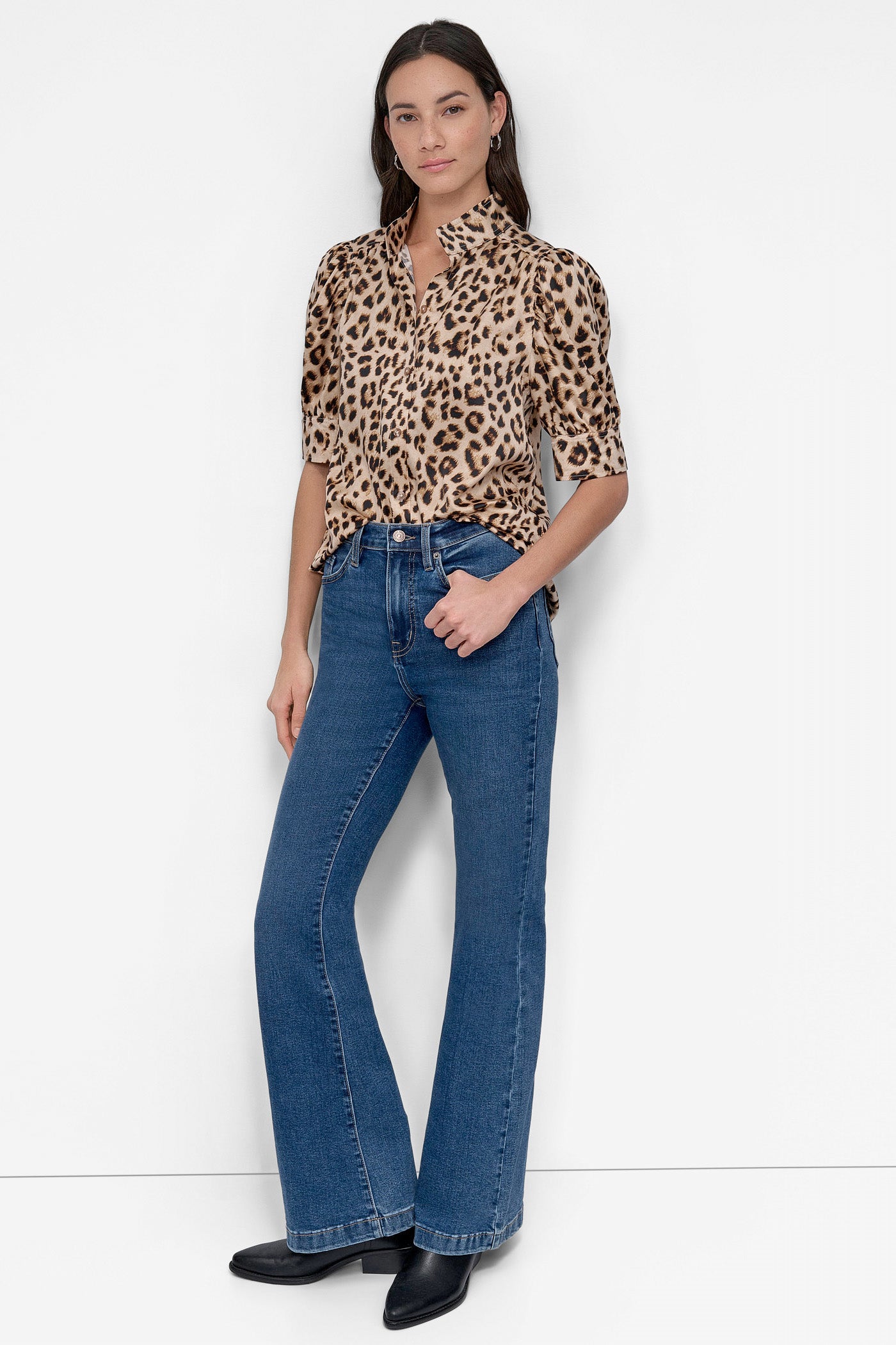STAND COLLAR SHIRT VIEW 6 | WOMEN'S SWEATERS & TOPS
