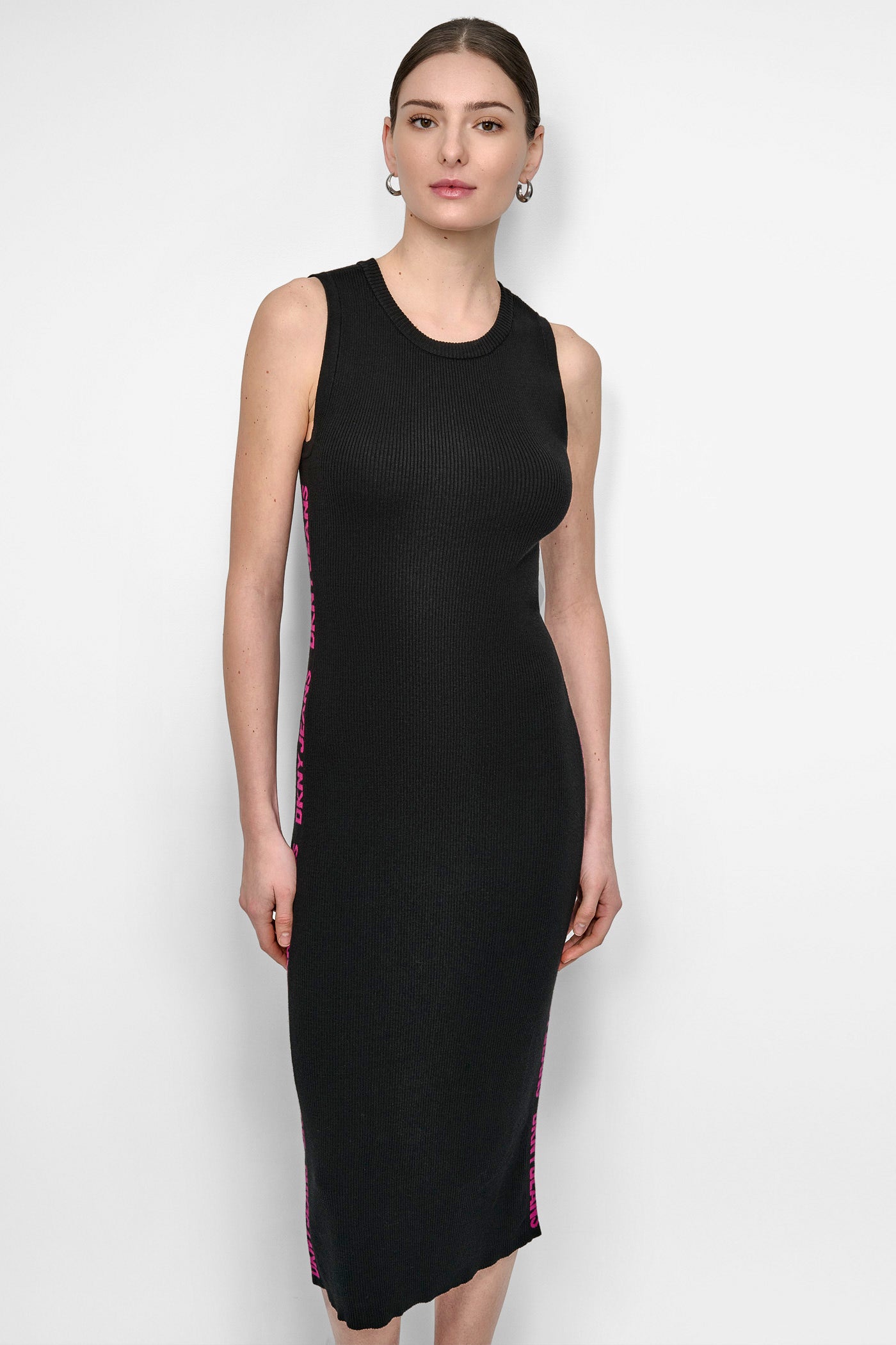 LOGO MIDI SWEATER TANK DRESS VIEW 4 | SALE DRESSES
