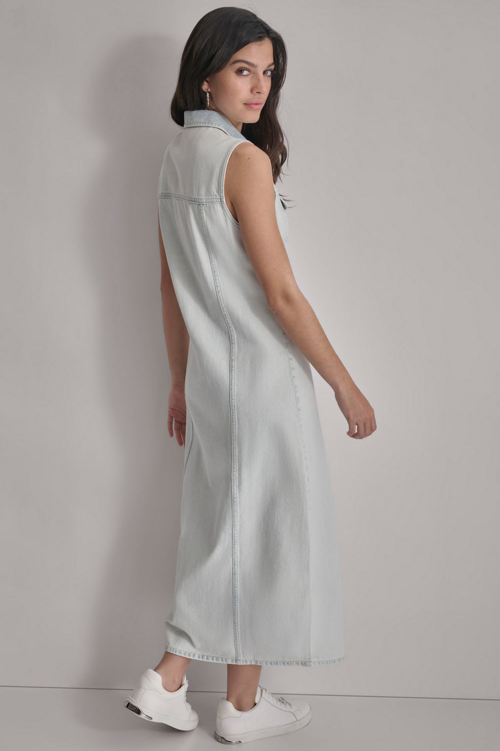 Dkny Dress Sleeveless Blackwhite main image 0