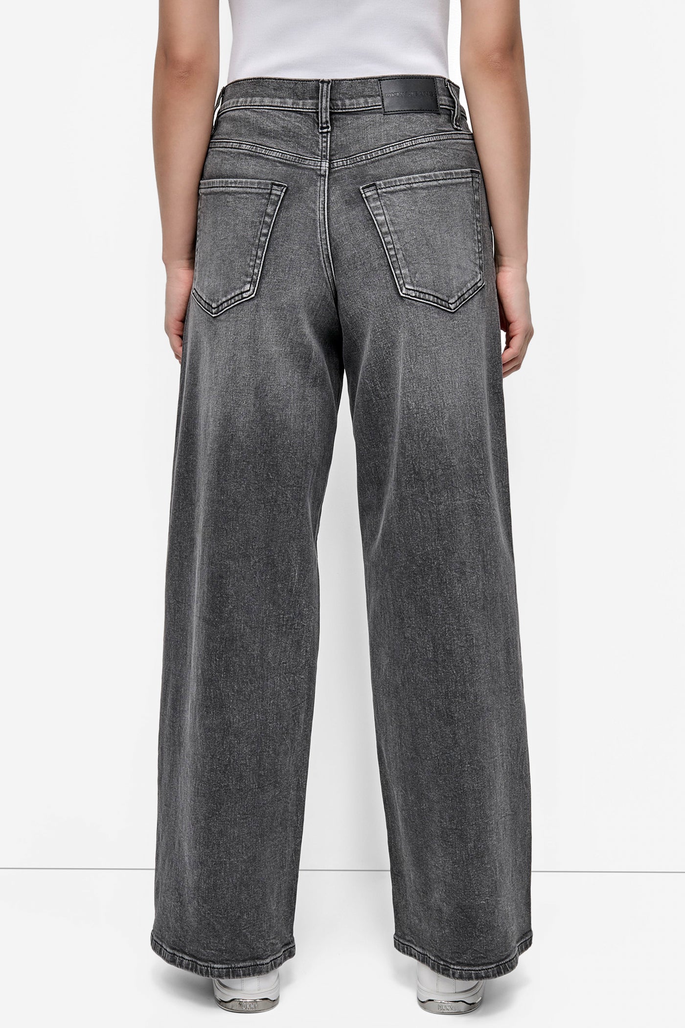 PAVEMENT HIGH-RISE TAILORED WIDE-LEG JEAN, BACK VIEW | Pants & Denim
