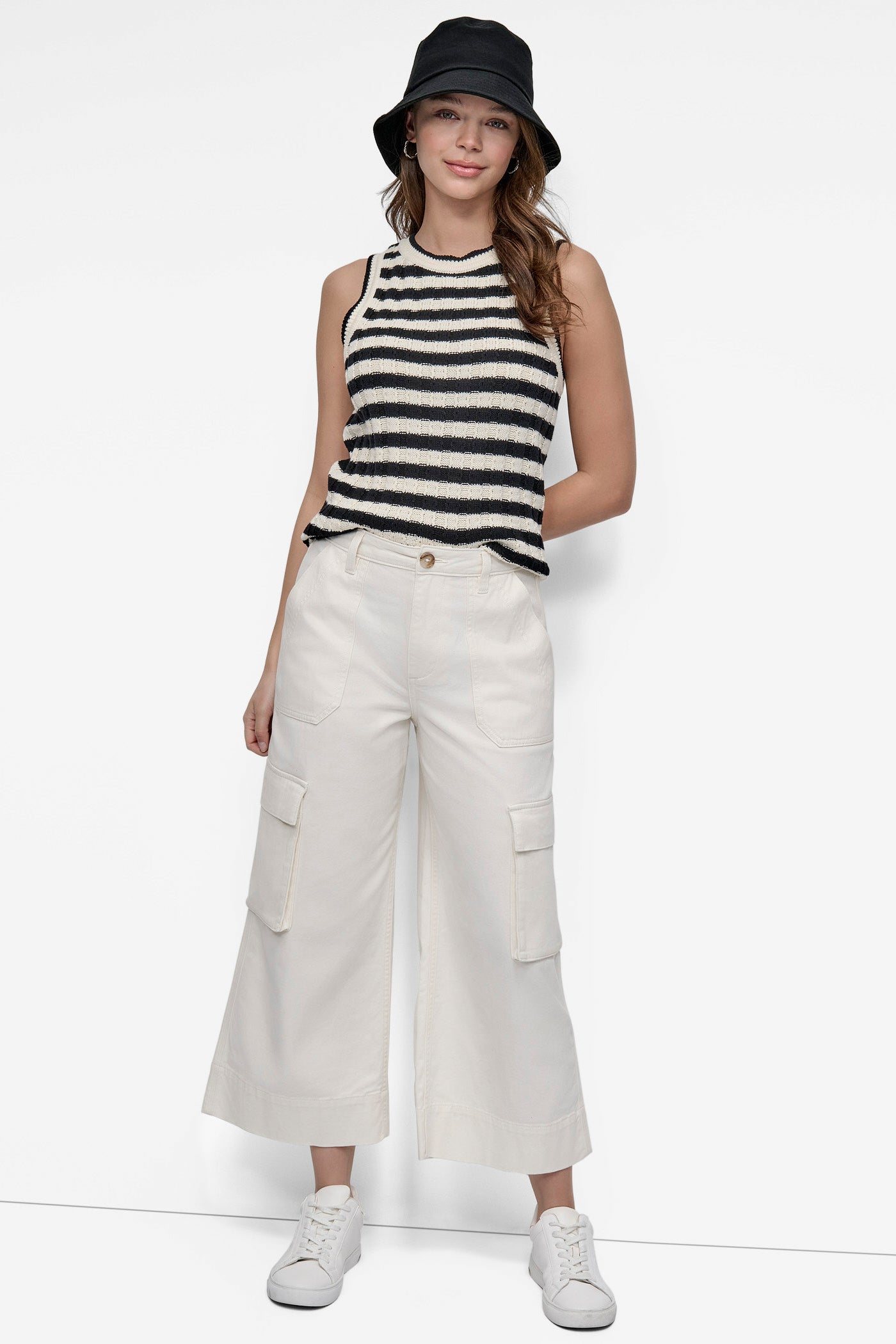 HIGH-RISE WIDE-LEG UTILITY CARGO VIEW 5 | Pants & Denim