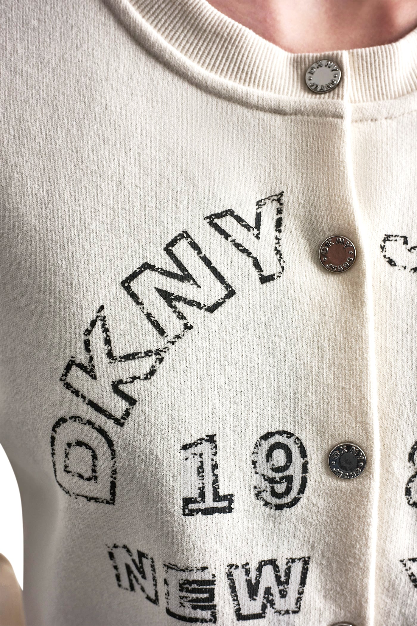 BUTTON FRONT SHRUNKEN LOGO JACKET VIEW 6 | Summer Collection