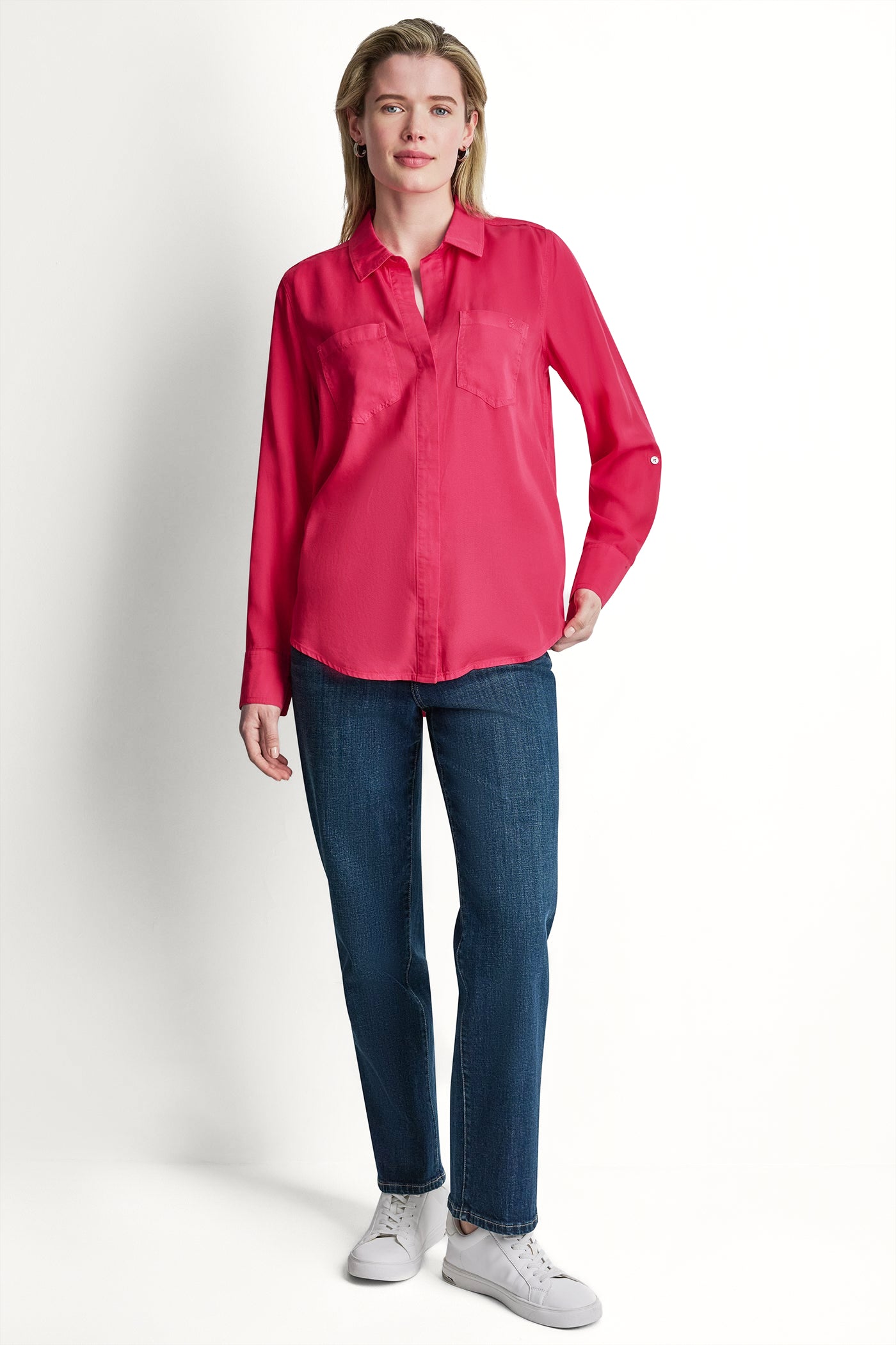 GARMENT DYE SPLIT BACK SHIRT VIEW 5 | New Arrivals