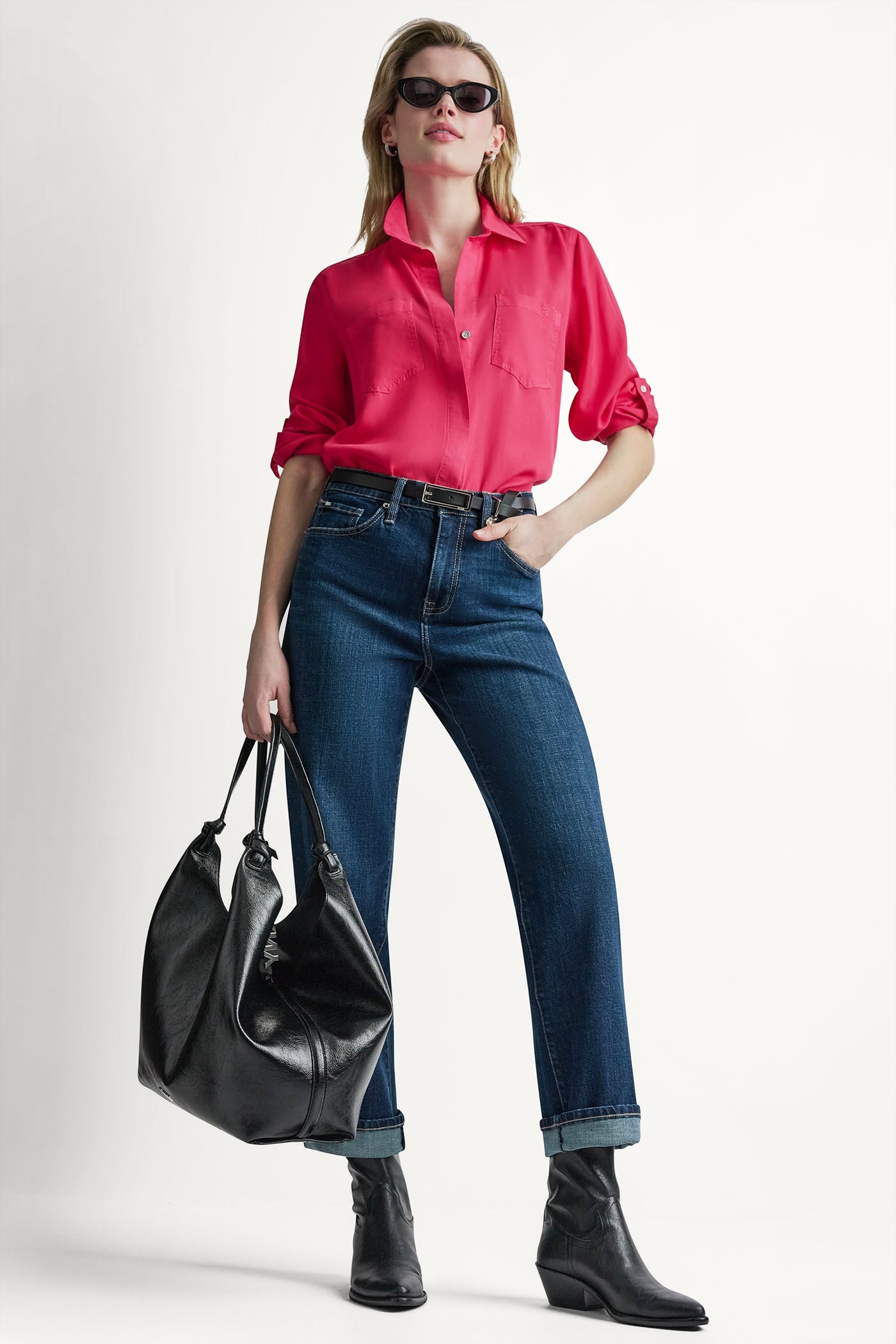 GARMENT DYE SPLIT BACK SHIRT VIEW 6 | New Arrivals