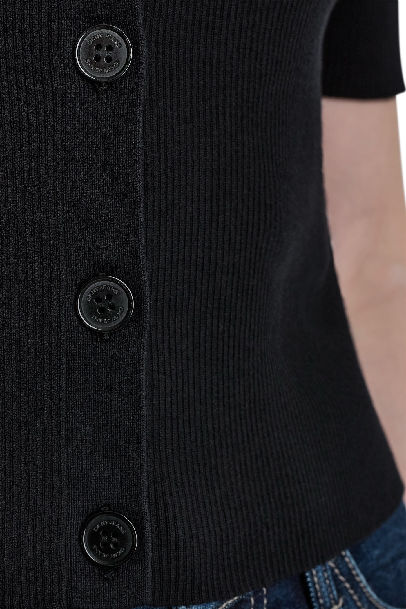 LOGO BUTTON CARDIGAN VIEW 6