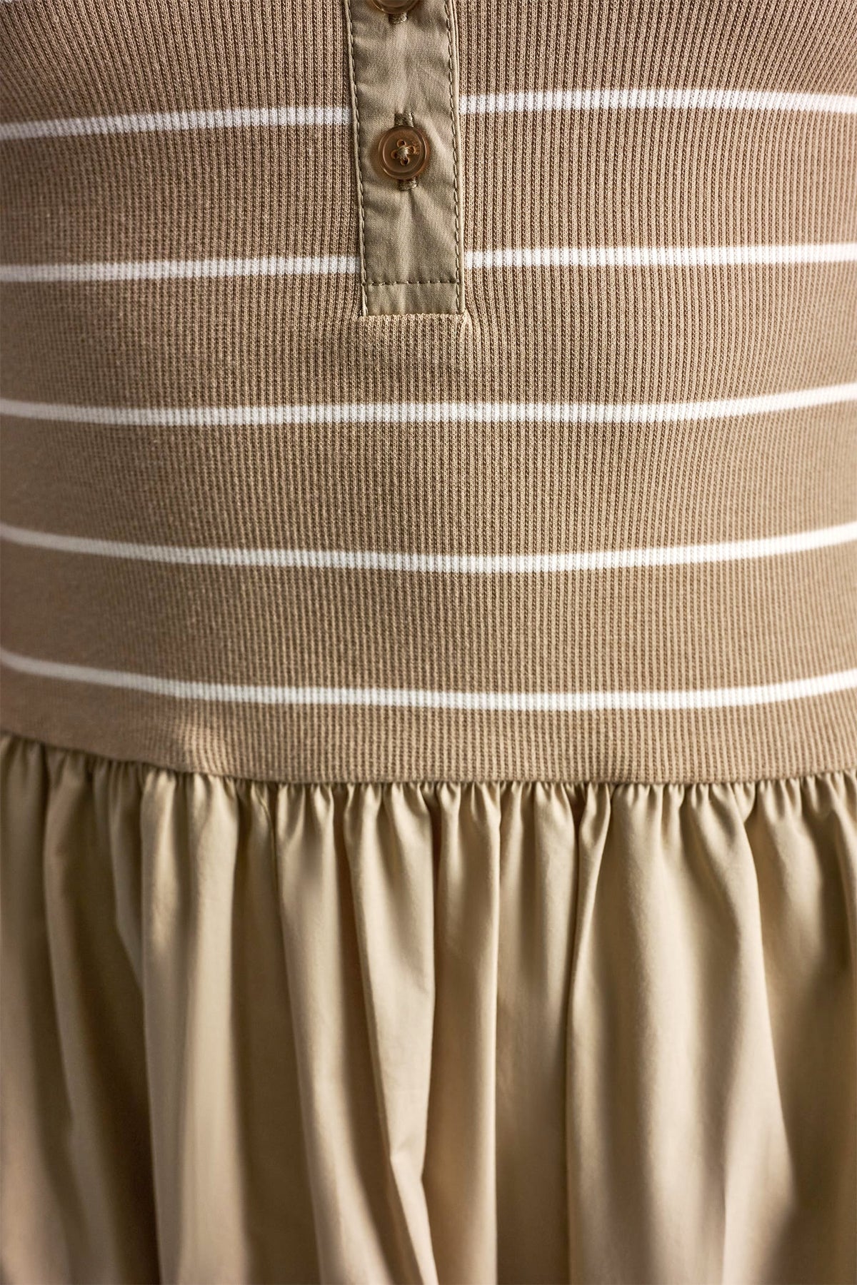 RIB HENLEY TANK MAXI DRESS VIEW 2