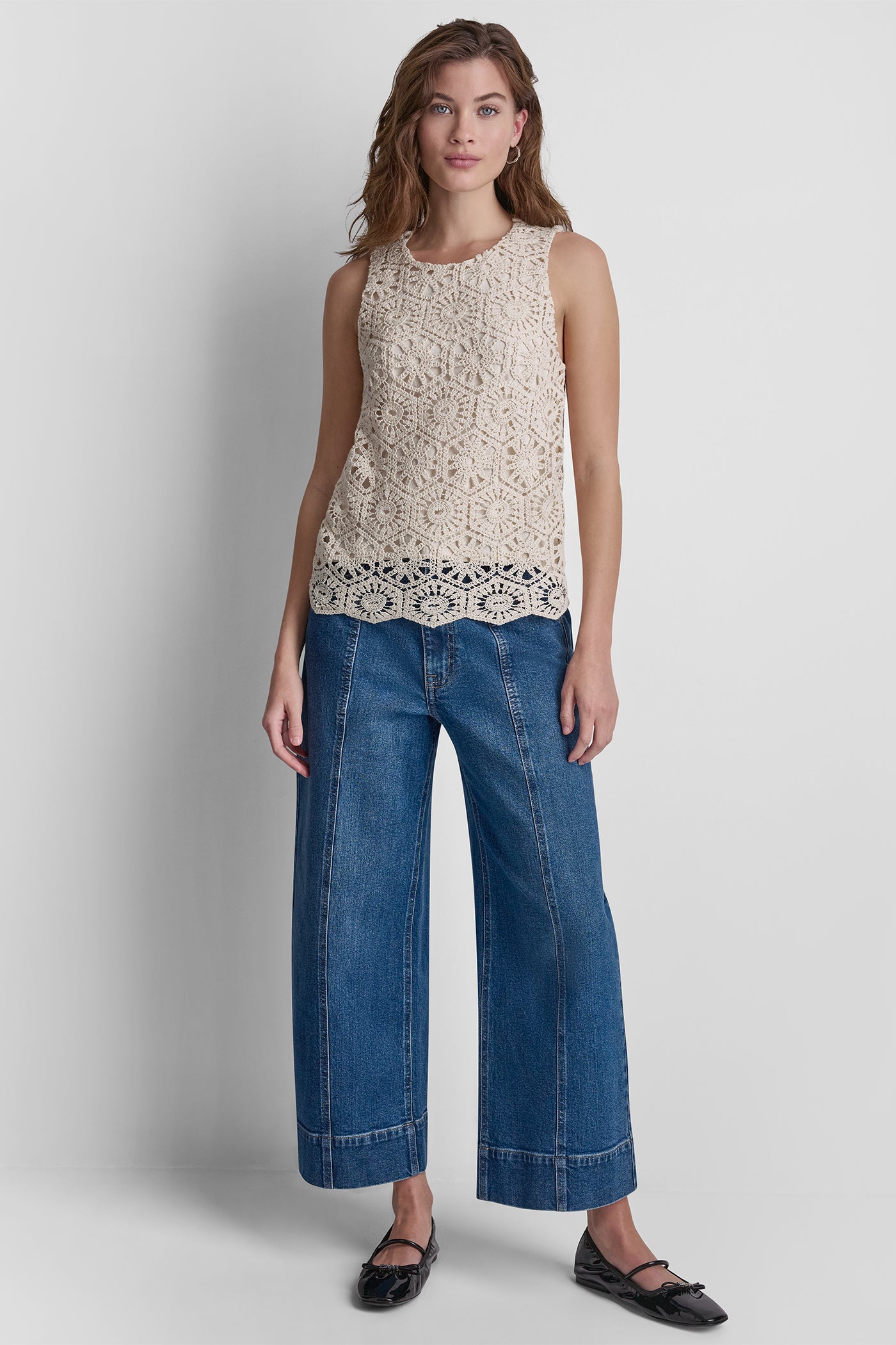 CROCHET KNIT TANK VIEW 6 | MATCHING SETS