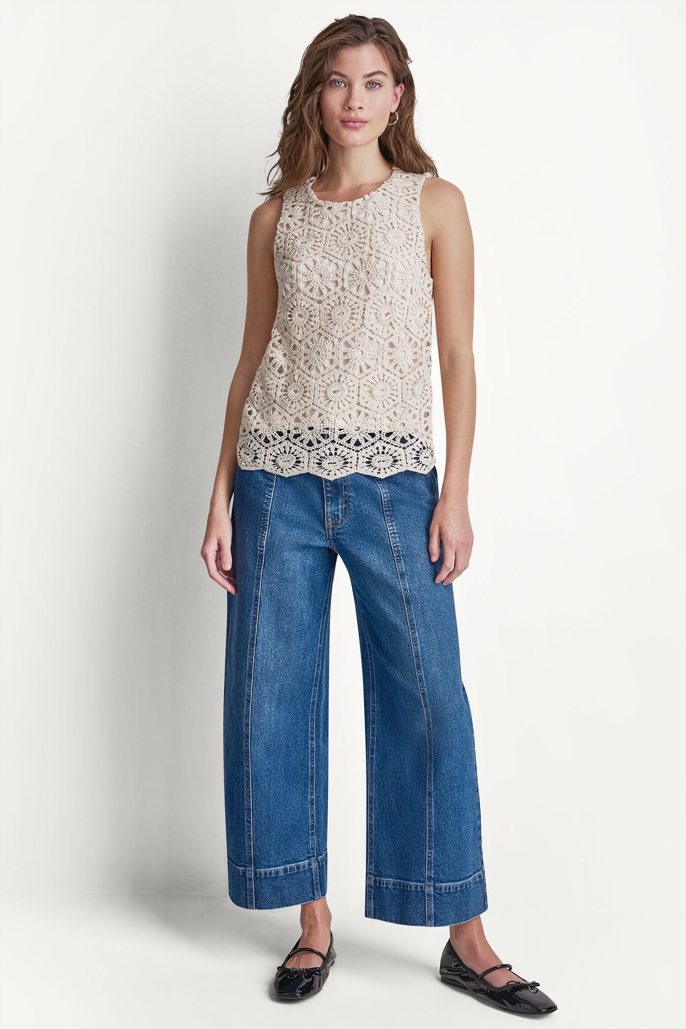 CROCHET KNIT TANK VIEW 5 | New Arrivals