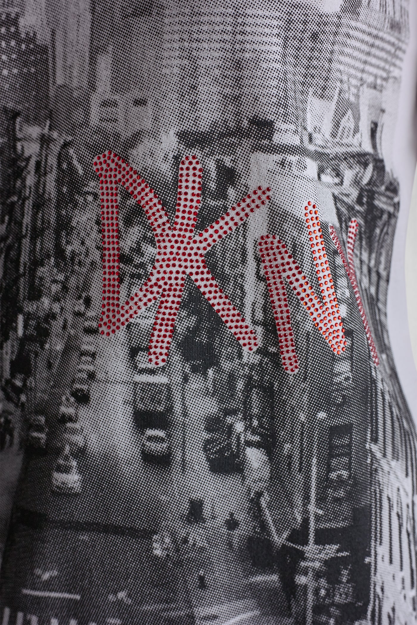 DKNY RHINESTONE NY STREETS LOGO TEE VIEW 7 | New Arrivals