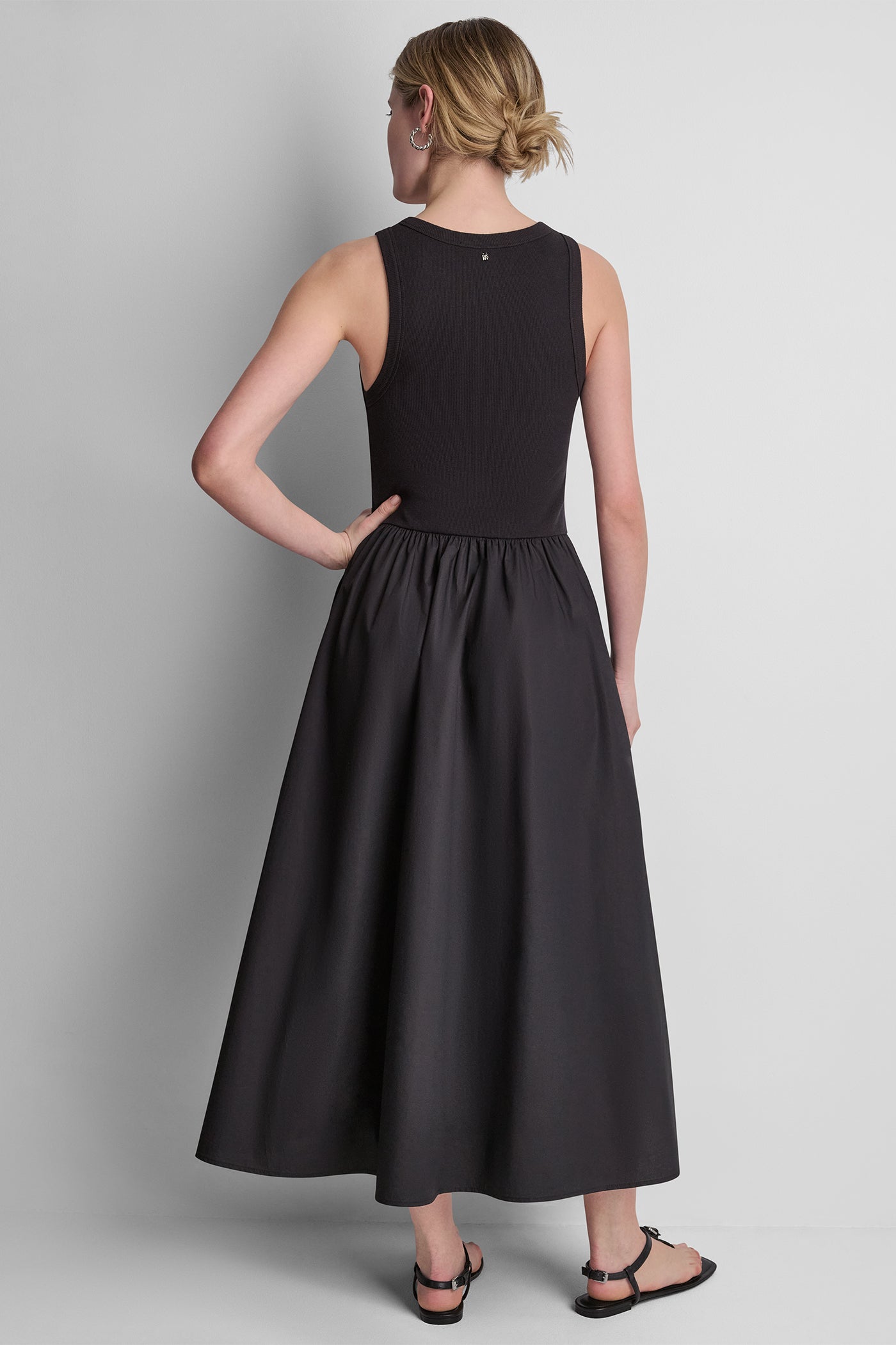 RIB HENLEY TANK MAXI DRESS VIEW 4 | Dresses & Jumpsuits