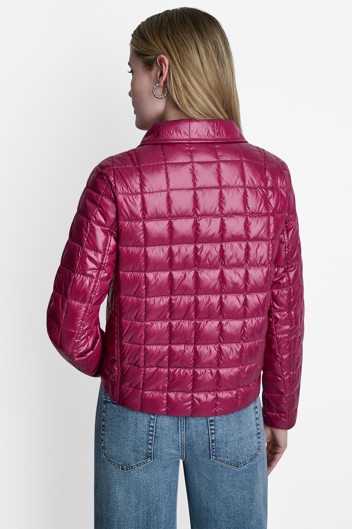 BOX QUILT PUFFER JACKET VIEW 2