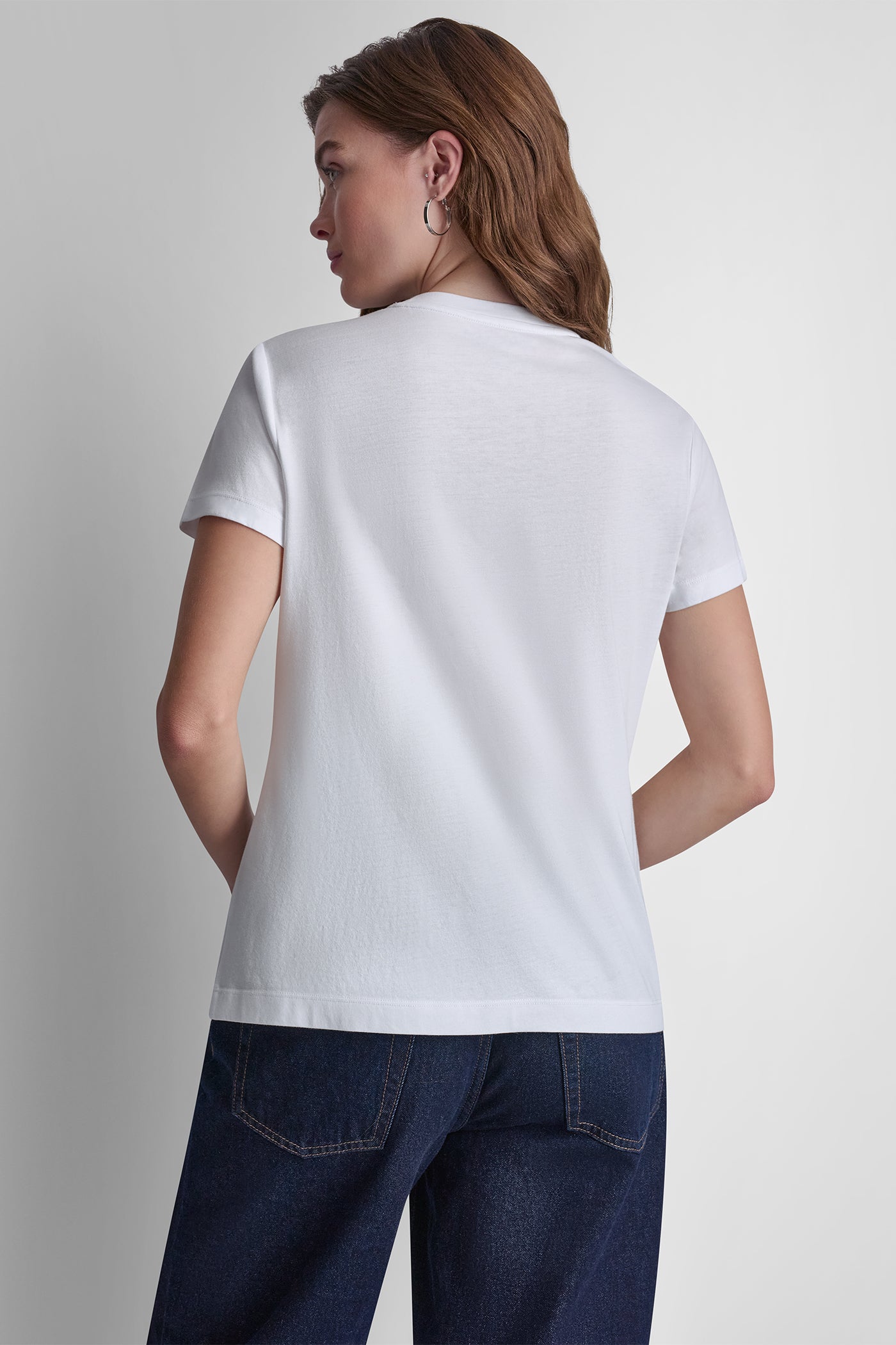 DKNY JEANS STACKED RHINESTONE DOME TEE VIEW 3 | New Arrivals