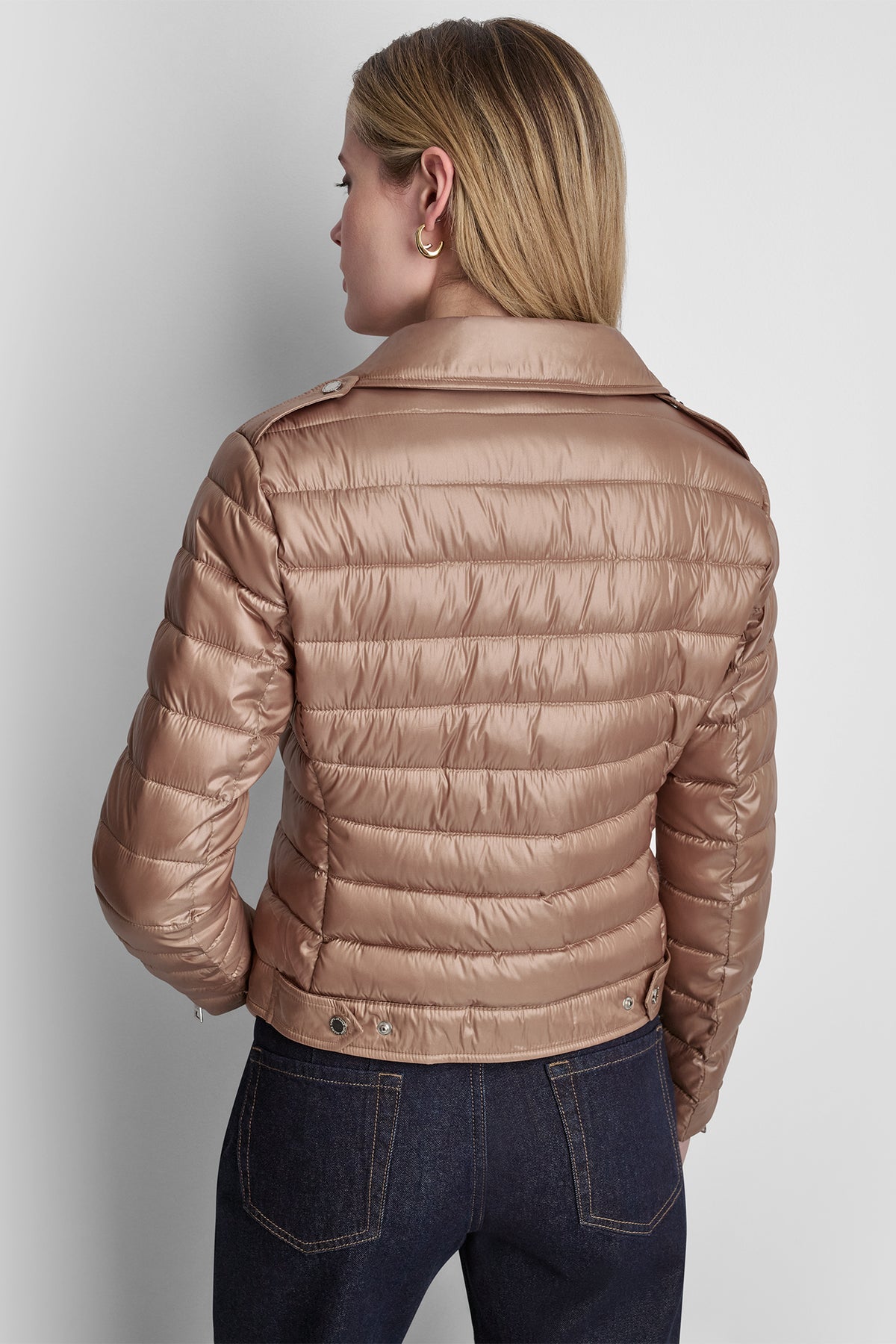 MOTO STYLE PUFFER JACKET VIEW 2