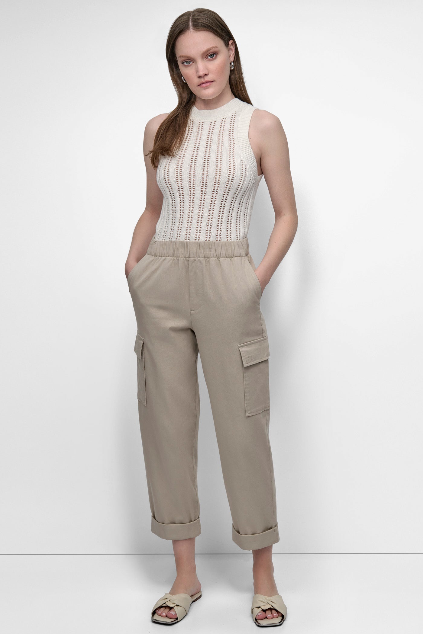 HIGH-RISE PULL-ON CARGO JOGGER VIEW 6 | All Products