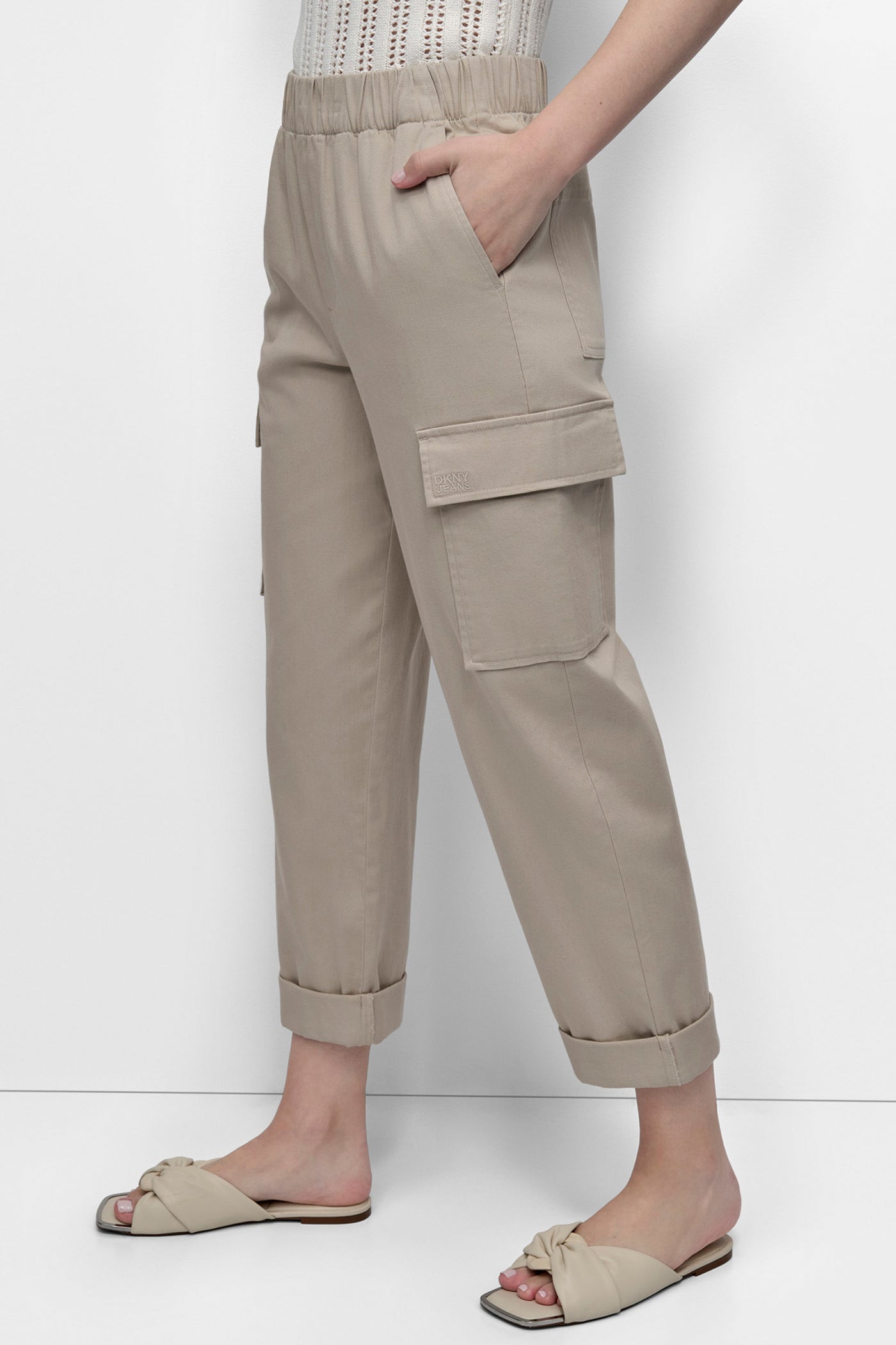 HIGH-RISE PULL-ON CARGO JOGGER VIEW 3 | All Products