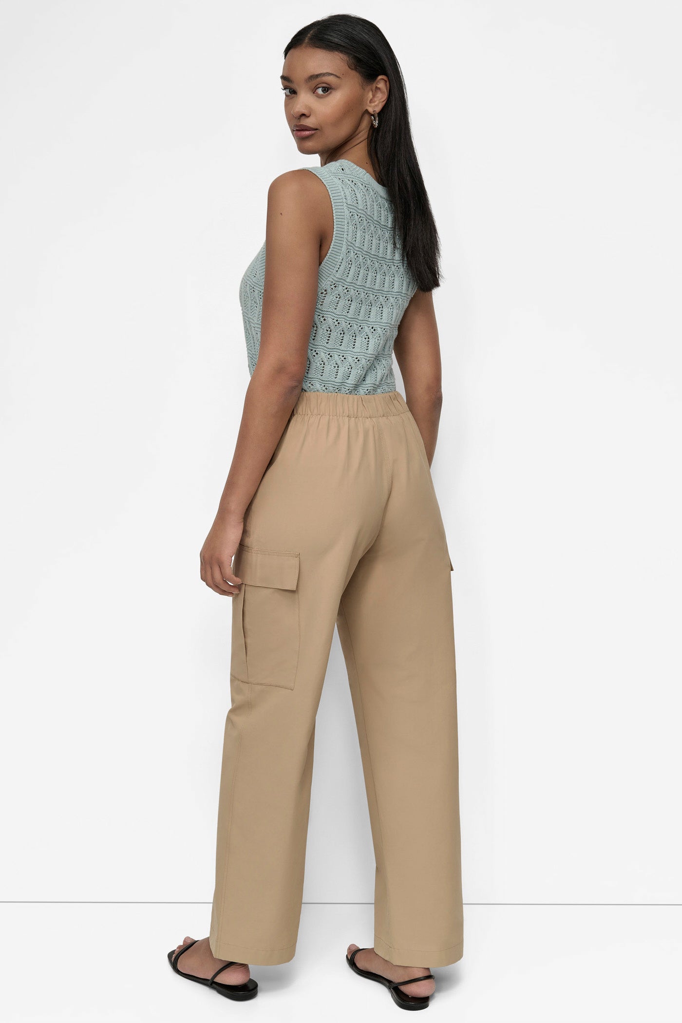 HIGH-RISE STRAIGHT-LEG CARGO PANT VIEW 7 | New Arrivals