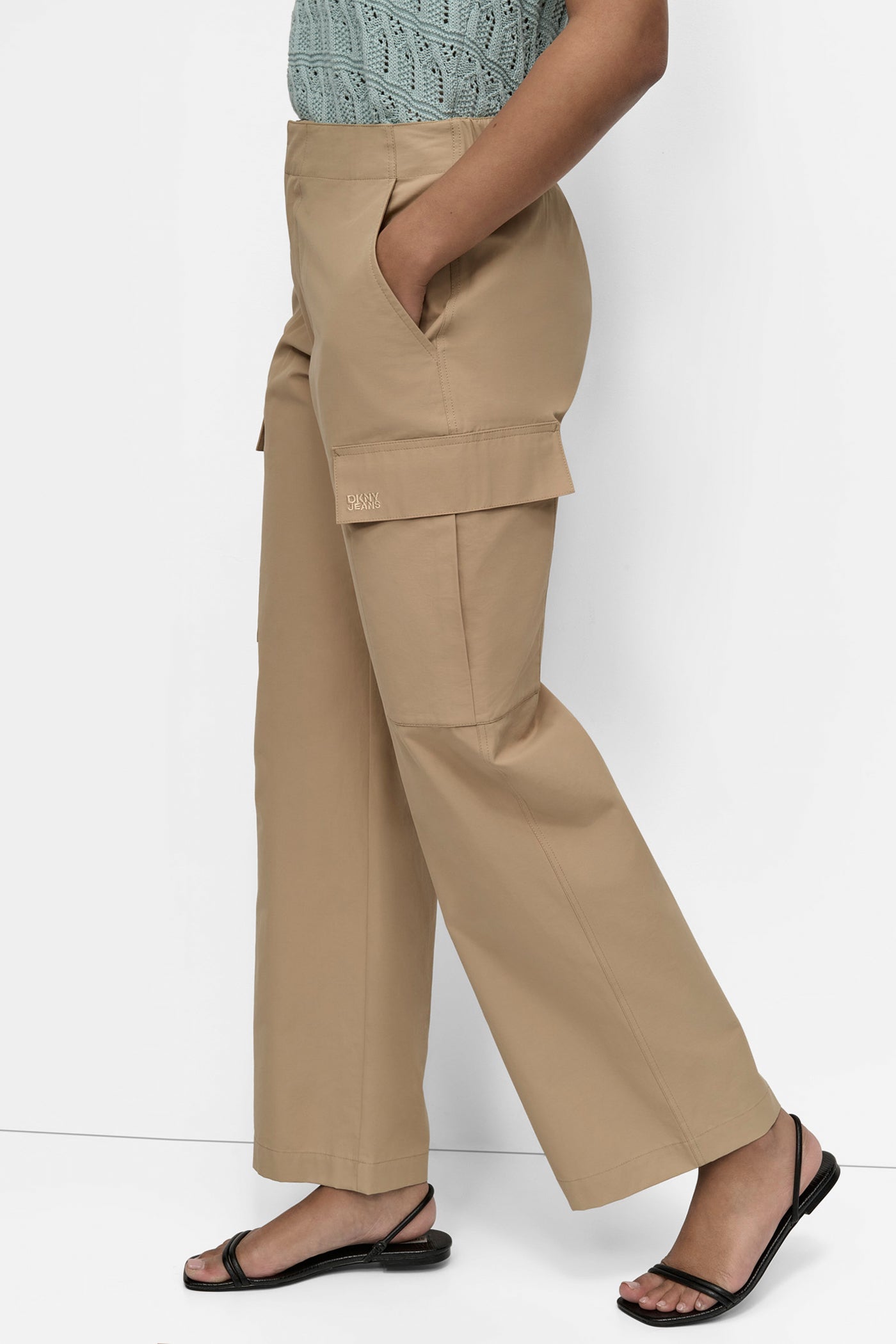 HIGH-RISE STRAIGHT-LEG CARGO PANT VIEW 3 | New Arrivals