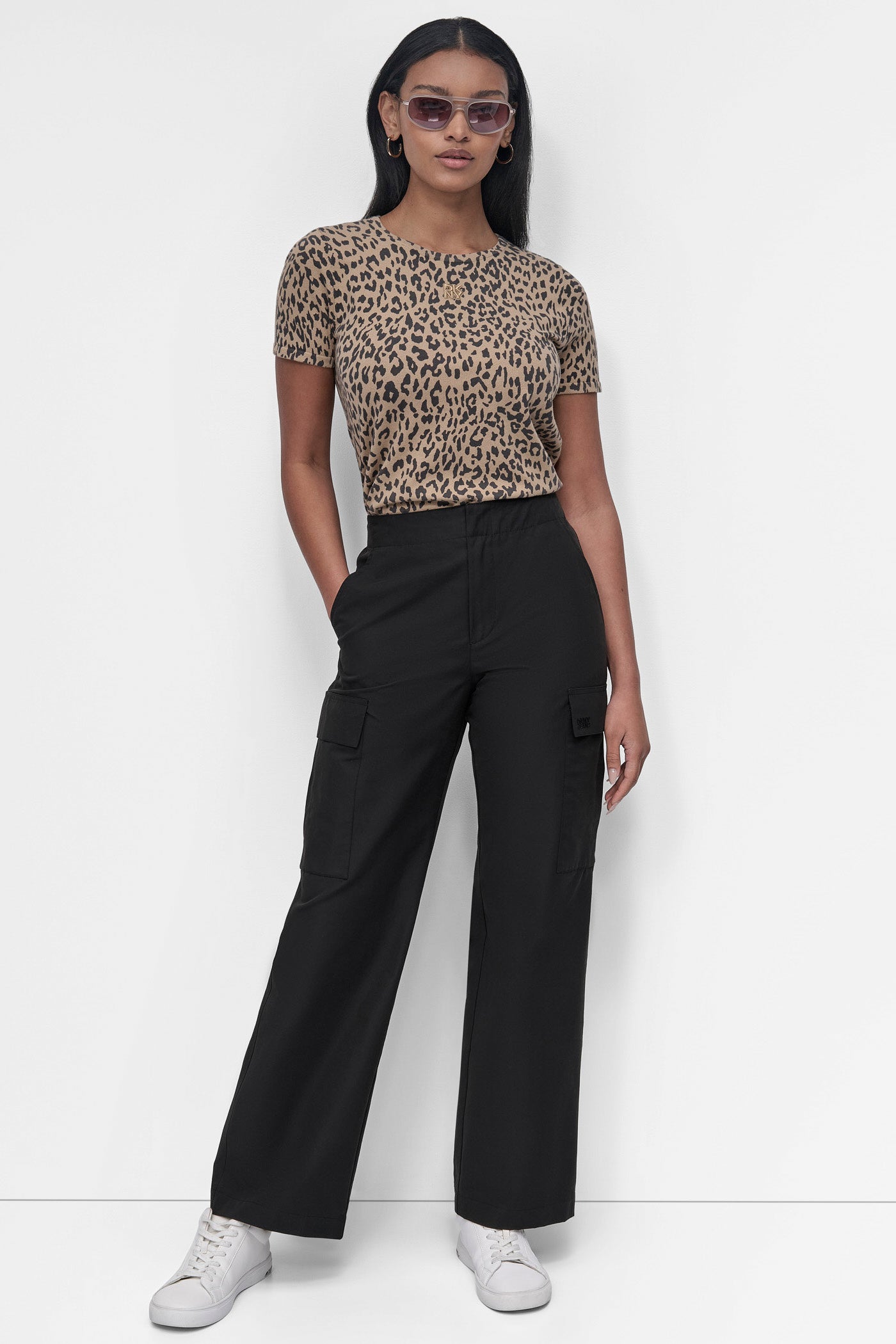 HIGH-RISE STRAIGHT-LEG CARGO PANT VIEW 7