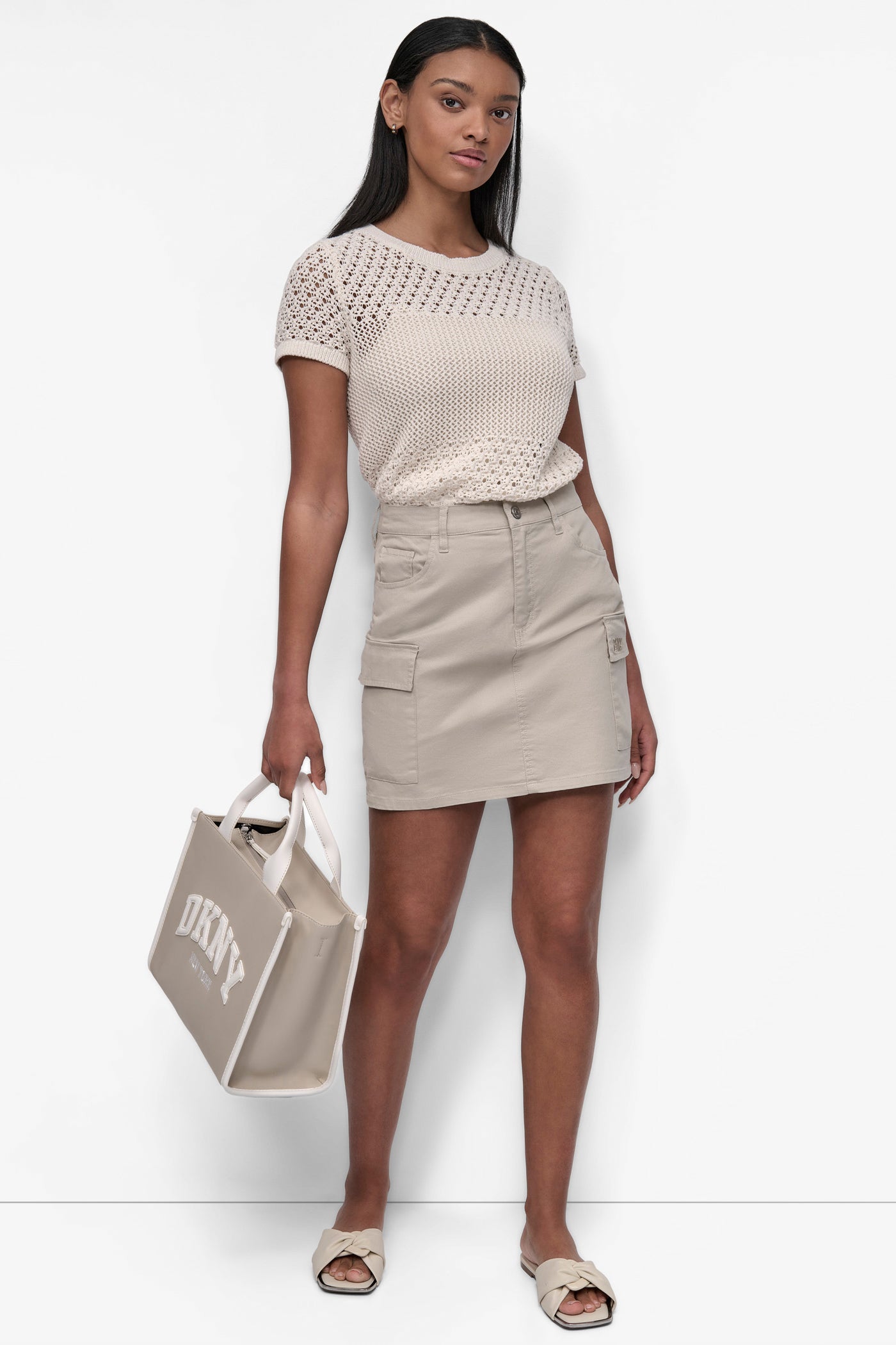 HIGH WAIST CARGO SKIRT VIEW 6 | Skirts