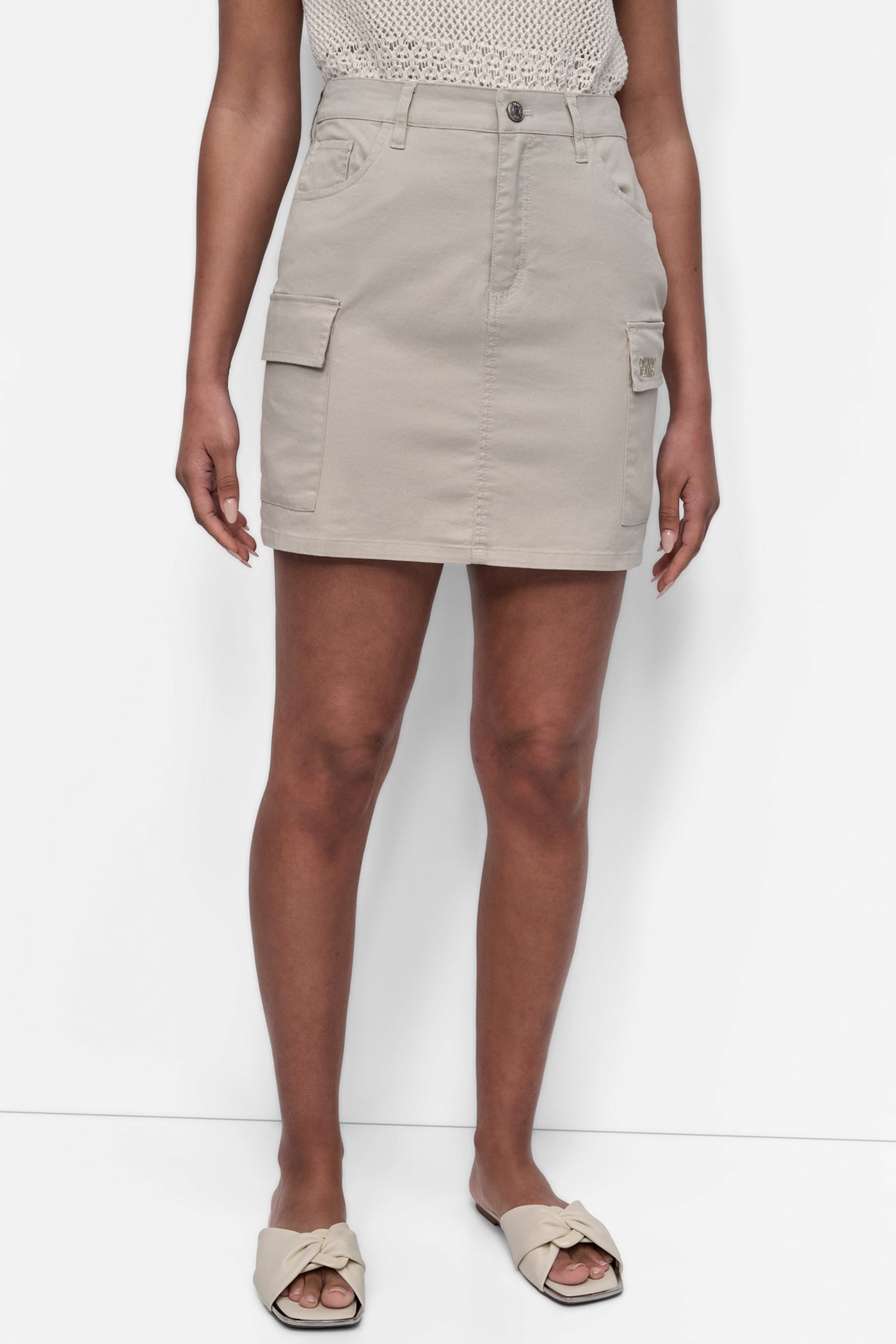 Light Fatigue HIGH WAIST CARGO SKIRT, FRONT VIEW | Skirts