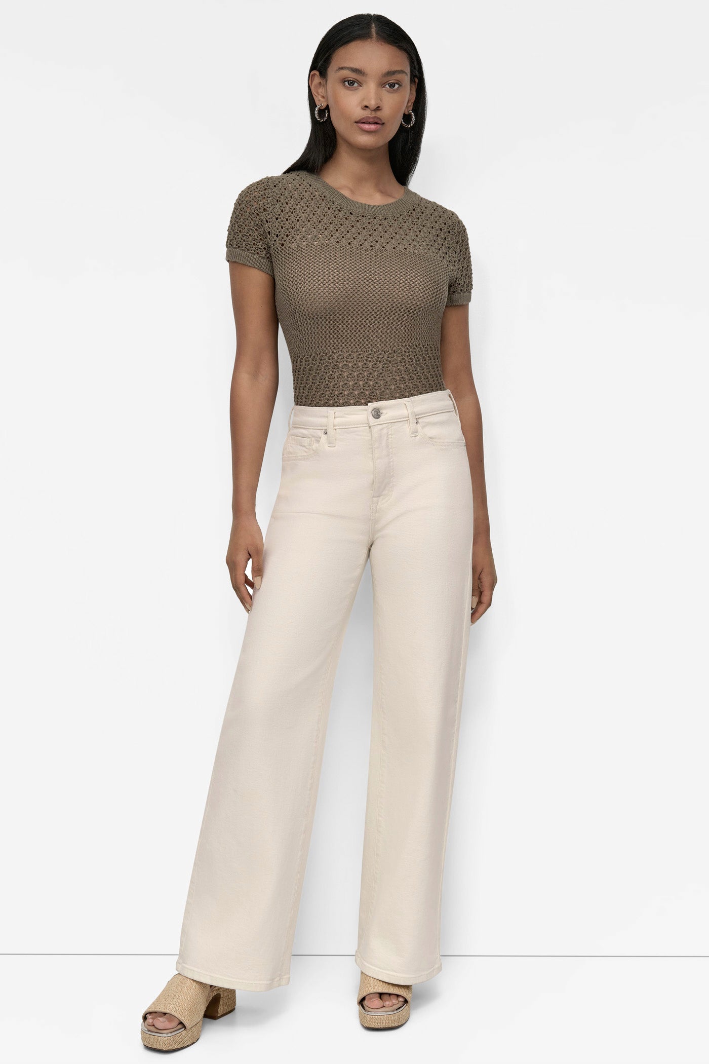 HIGH-RISE TAILORED WIDE-LEG JEAN VIEW 5 | Pants & Denim